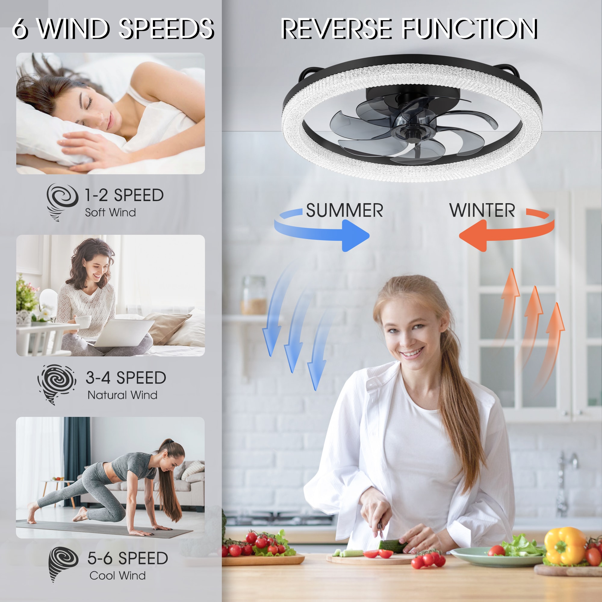 Breezary 33010-BK Ceiling-Fans - View #3