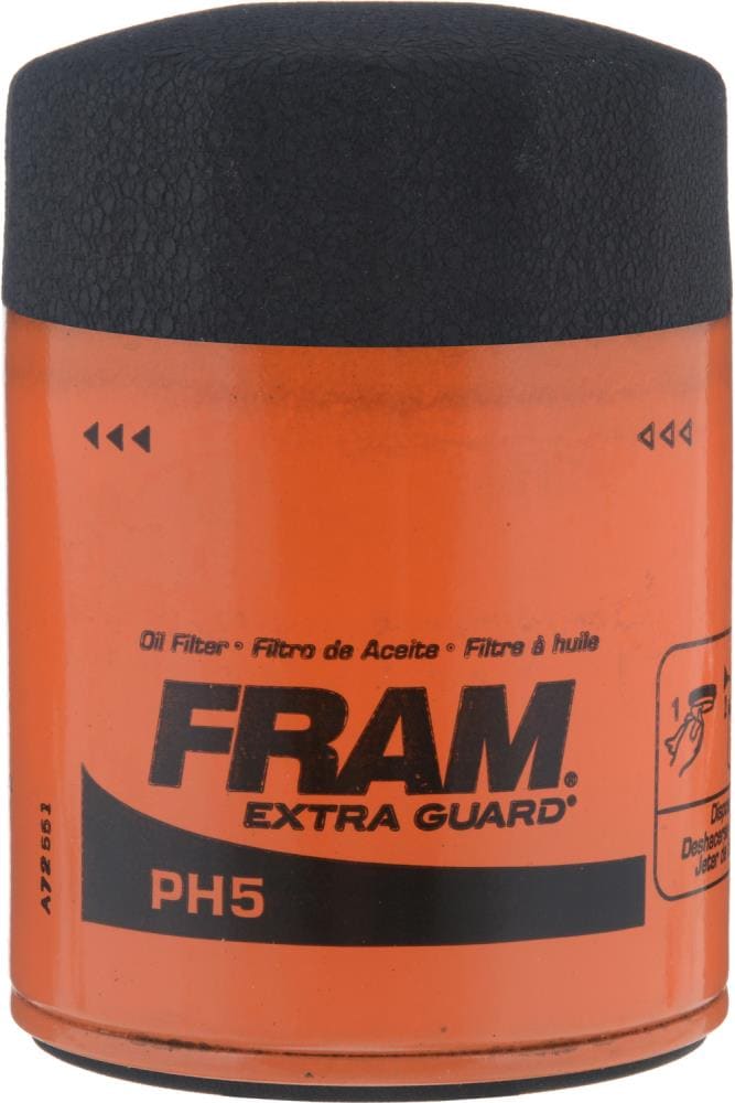 FRAM PH5 Oil Filter: Spin-on, High Dirt Trapping Efficiency of 95% in the  Automotive Hardware department at
