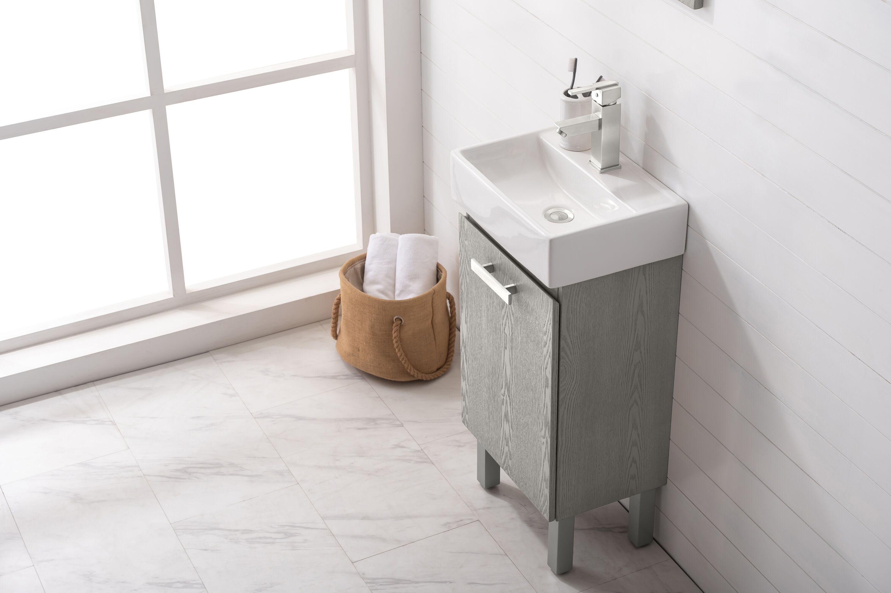 Design Element LS03-17-OAK Bath-Vanity-Combo - View #3