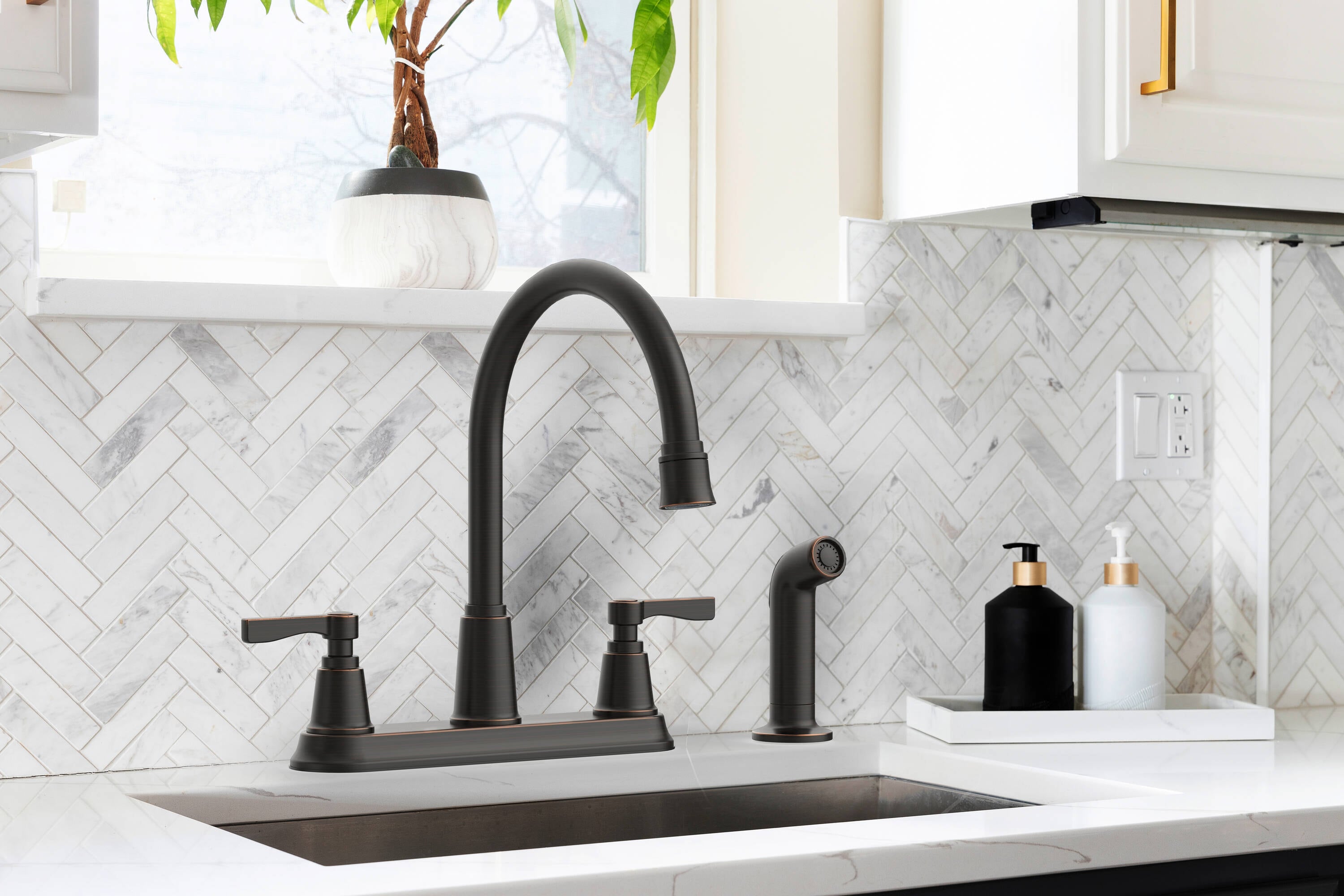 allen + roth 67722W-112707 Kitchen-Faucets - View #7