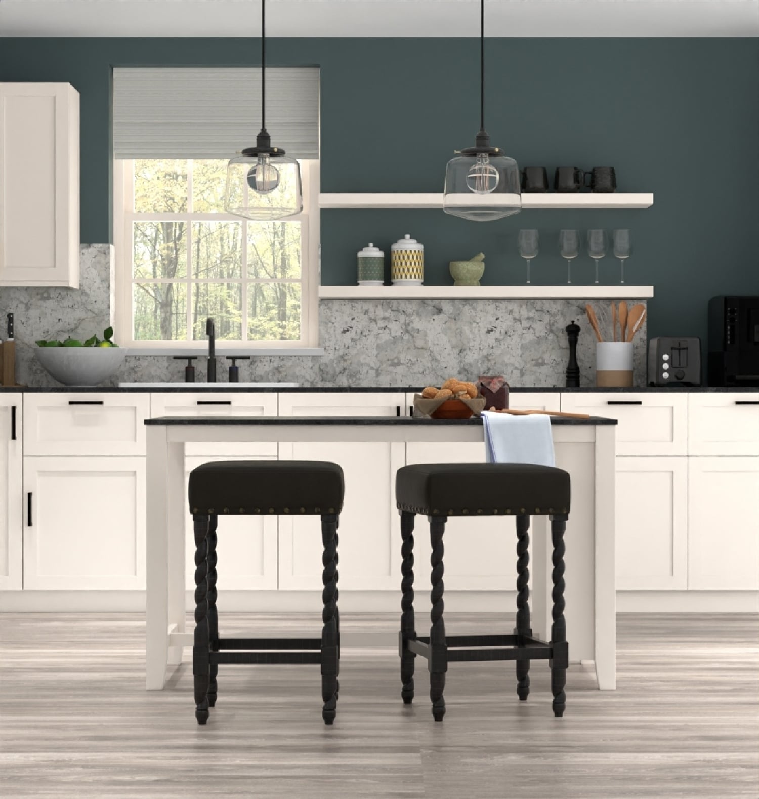 Carolina Cottage 3664-ESPBR stools - View #10
