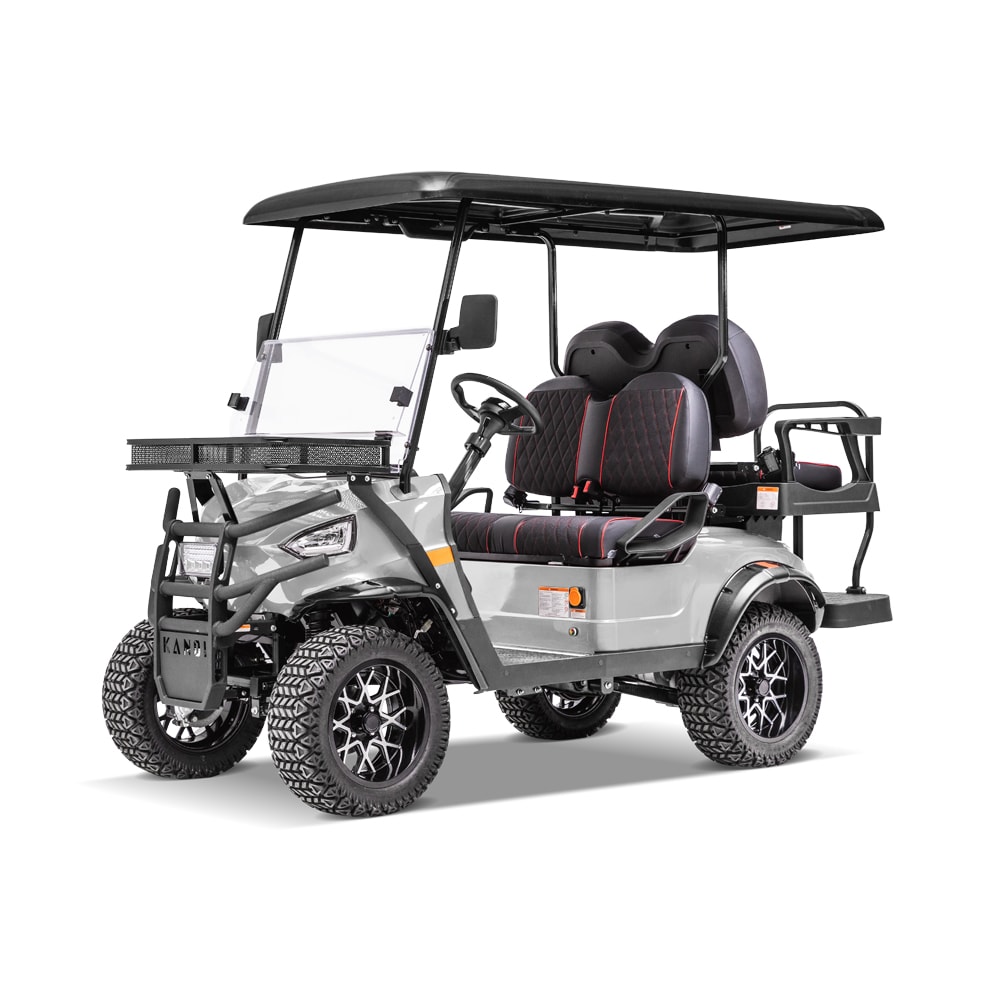 KANDI 4 Seat Electric Golf Cart with Lithium Battery- Max Speed 20