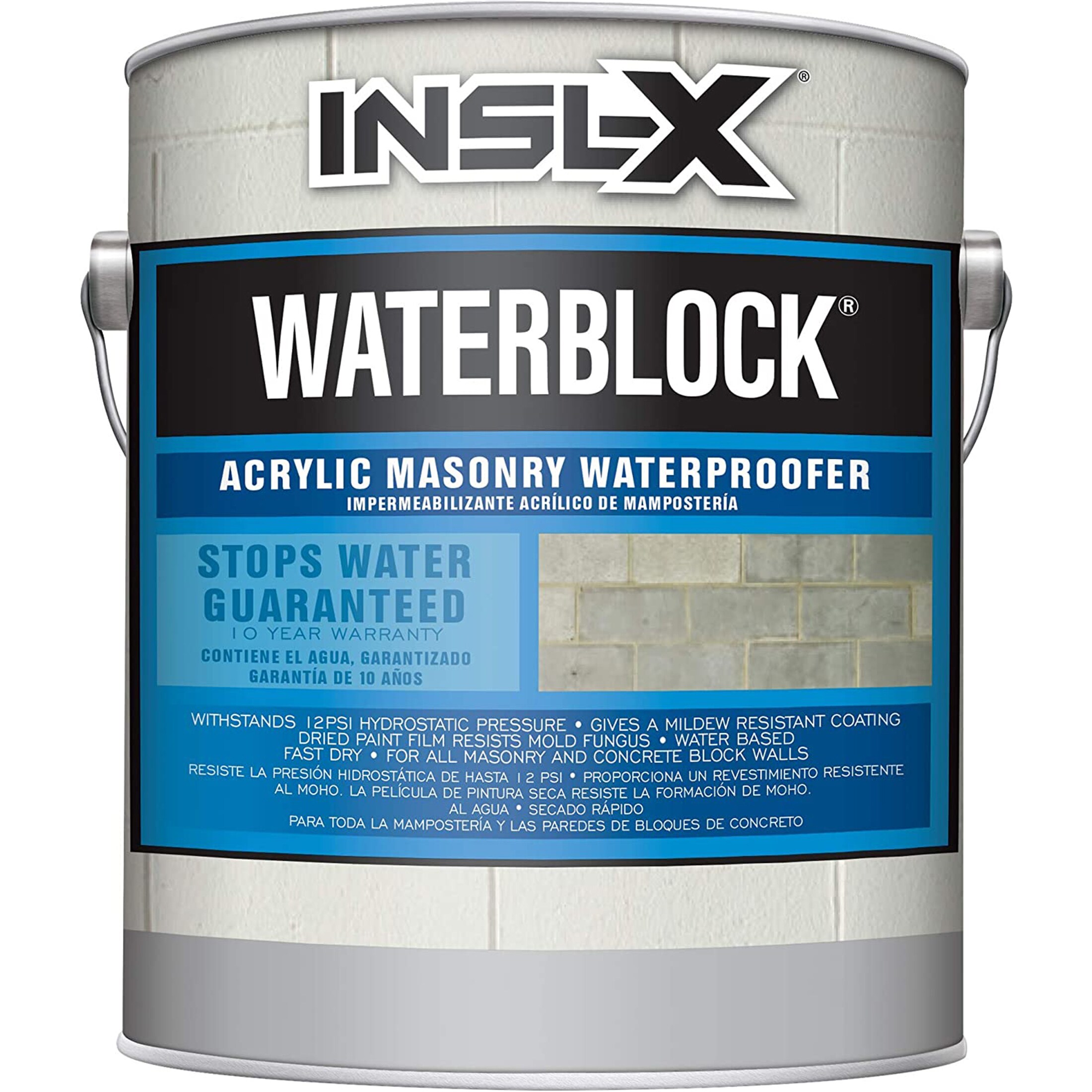 Benjamin Moore INSL X Flat White Tintable Latex Interior Exterior Paint 1 Gallon at Lowes
