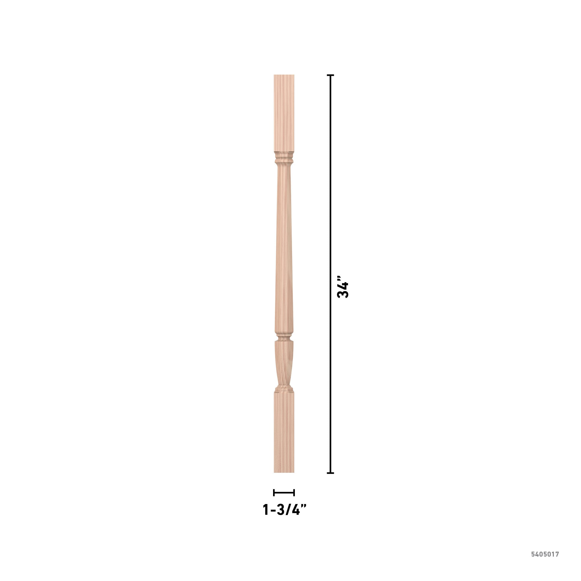 L.J. Smith Stair Systems LJP-20058-B 34 Interior-Stairpart-Balusters - View #4