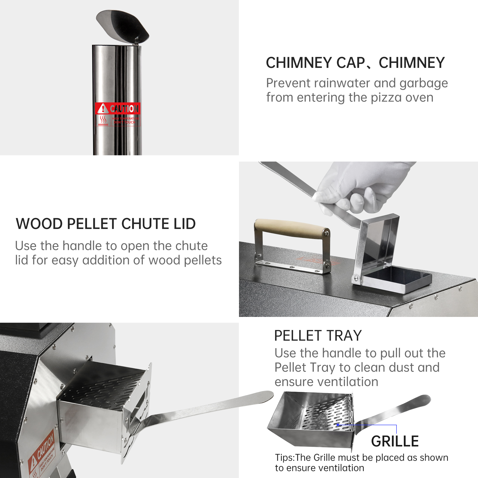 Mondawe MO-EB34328 Outdoor-Pizza-Ovens - View #2