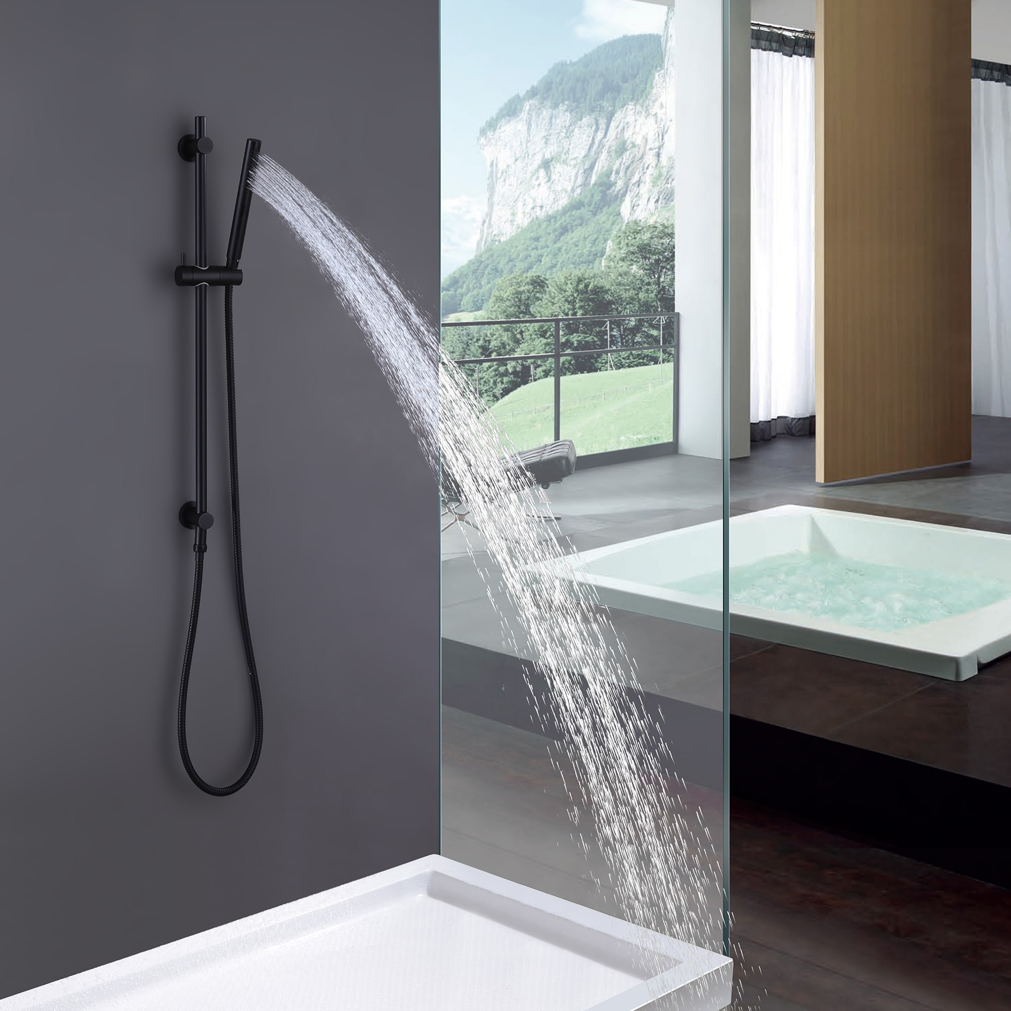 Fapully FA-R-3010B Showerhead-Bar-Panels - View #3