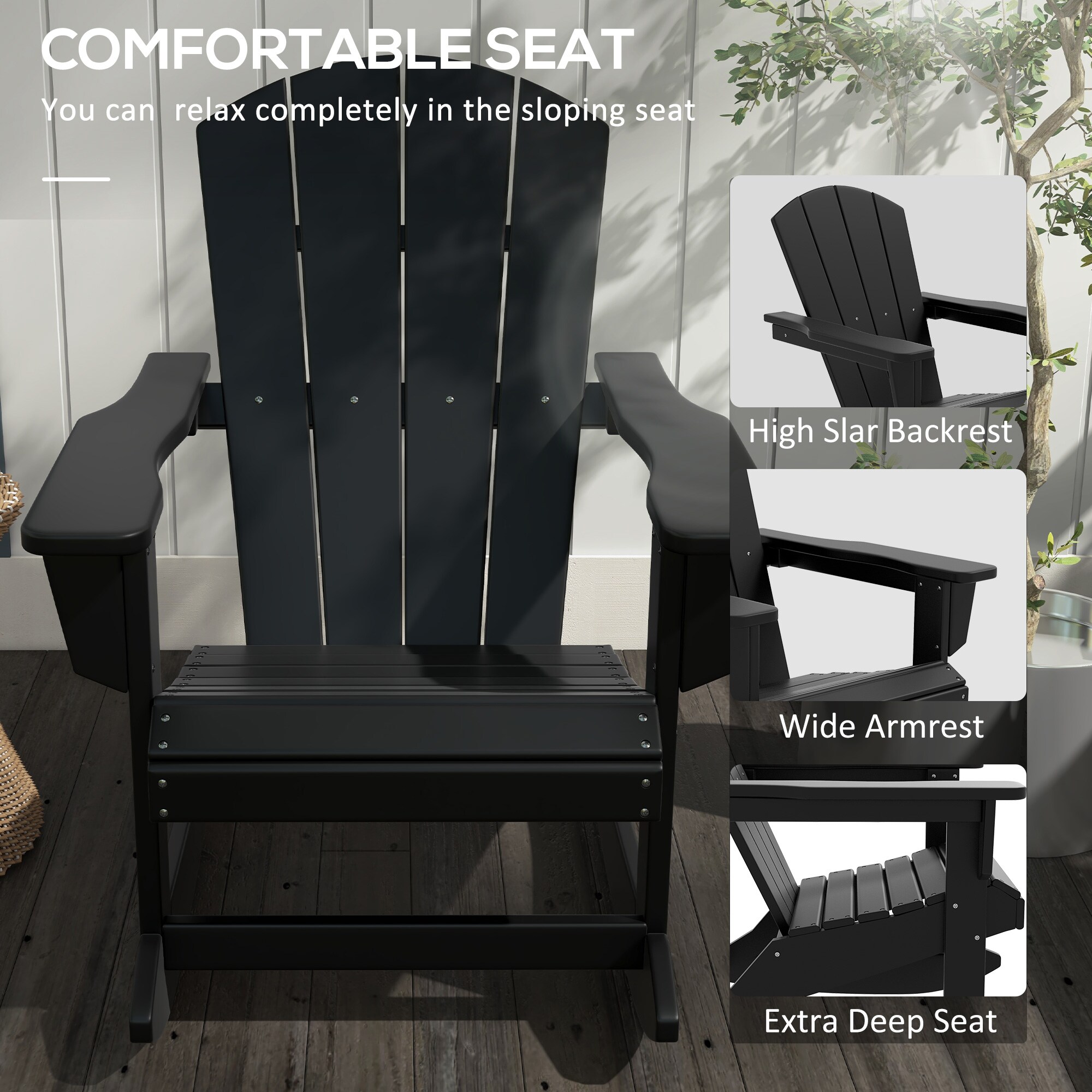 Outsunny 84G-022V00BK Patio-Chairs - View #4