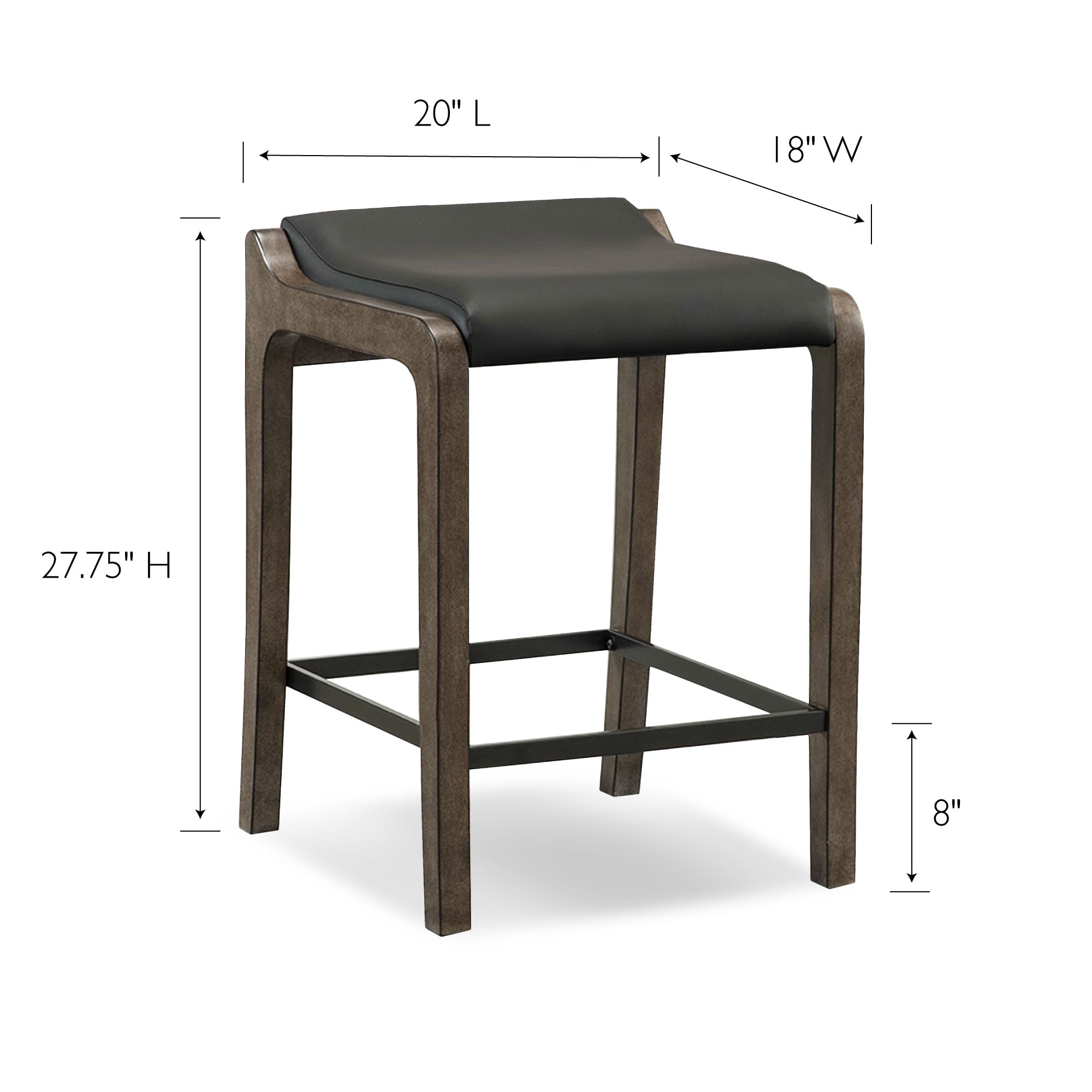 Leick Home 10116GS/BL stools - View #3