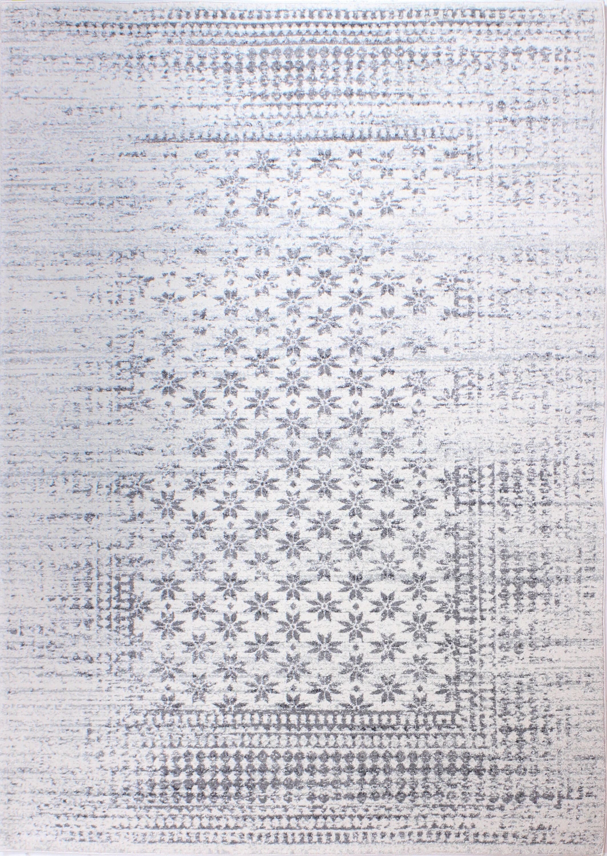 Bashian 649652241005 9 X 12 (ft) Ivory Indoor Geometric Oriental Area Rug
