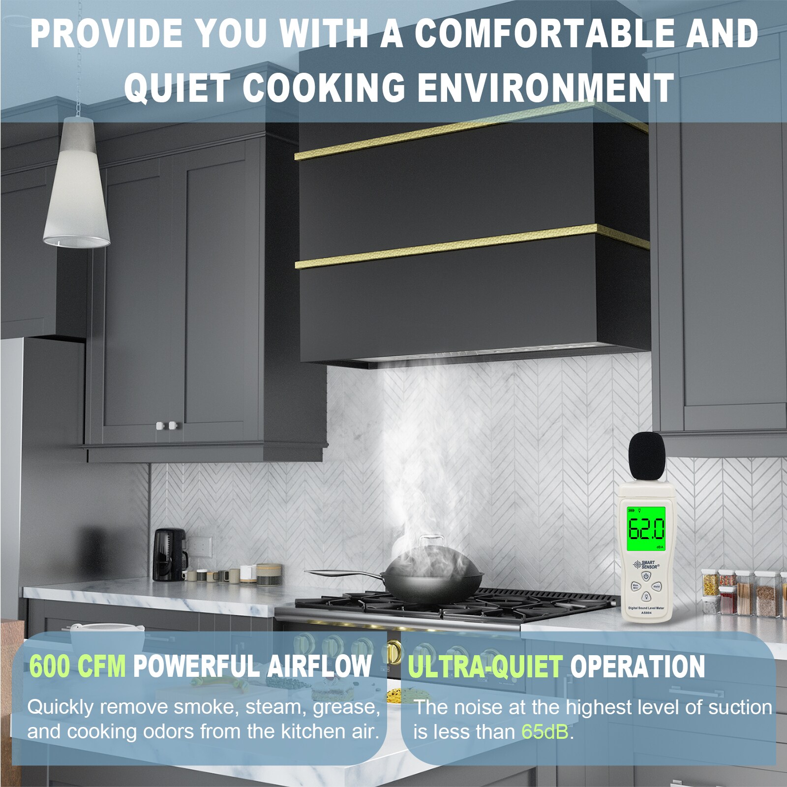 Akicon AK-HS30HC-JBG Wall-Mounted-Range-Hoods - View #3