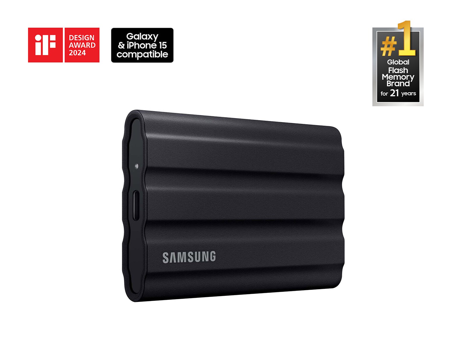 Samsung MU-PE2T0S/AM Portable Ssd T7 Shield Usb 3.2 2Tb