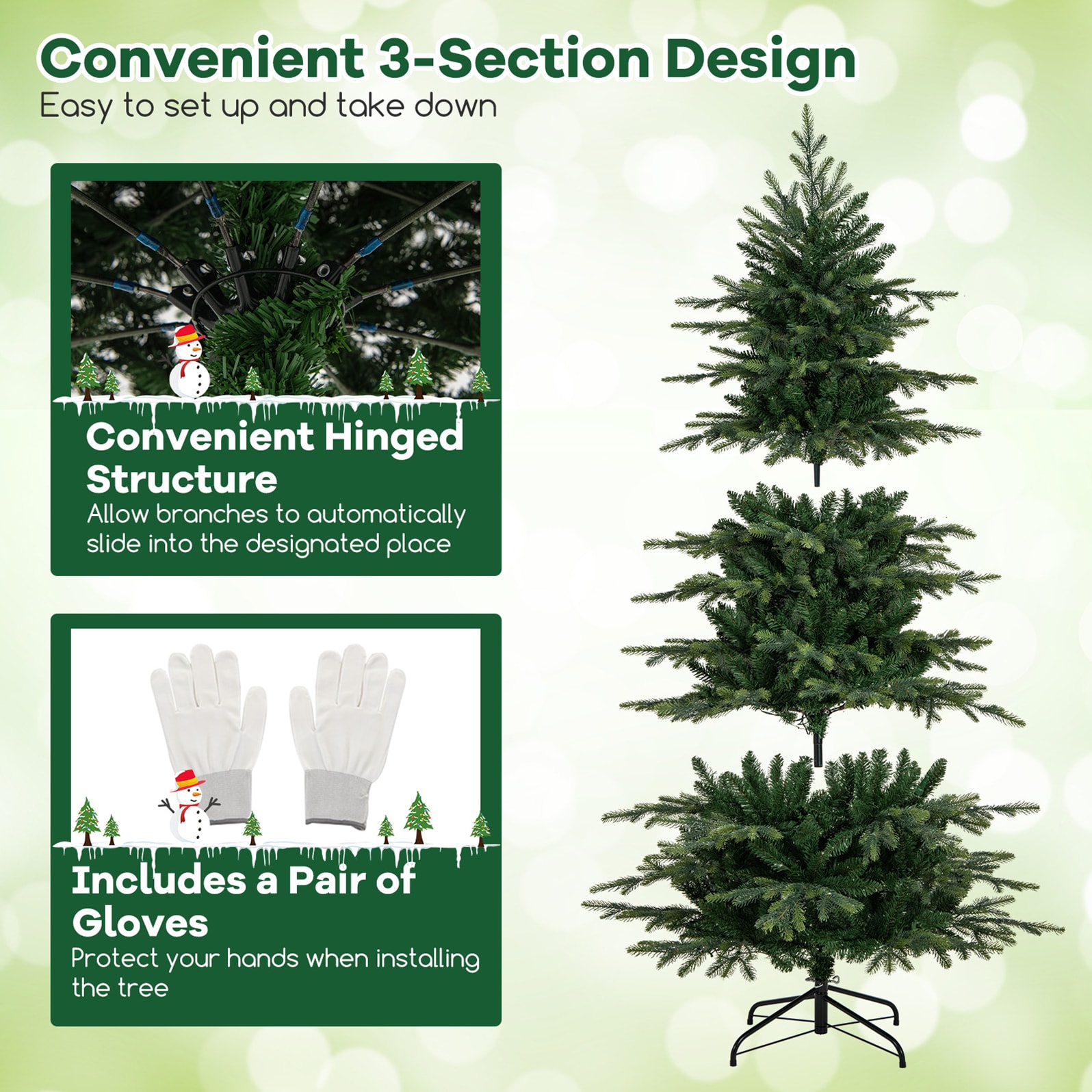 LIVIZA HYJ24524US Artificial-Christmas-Trees - View #9
