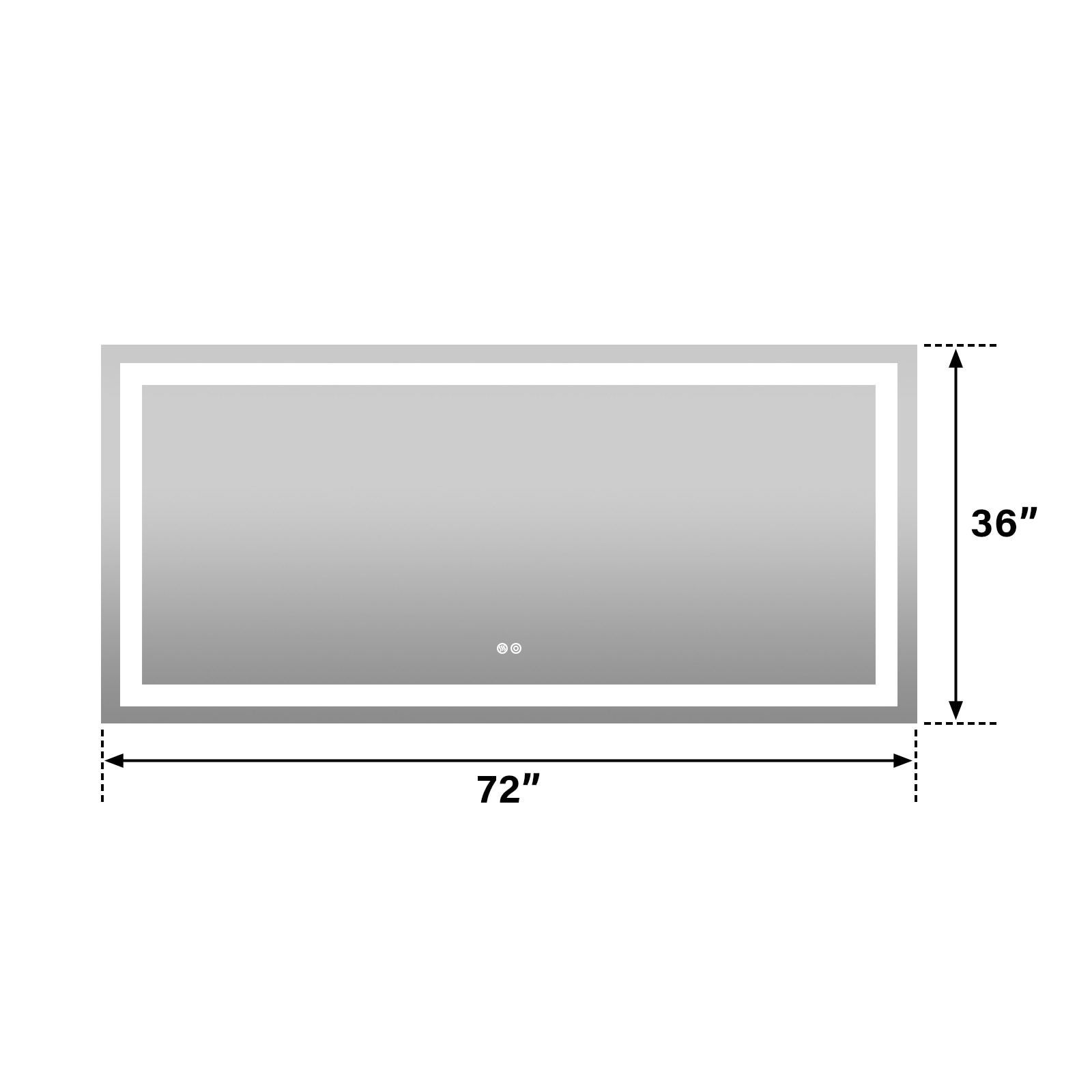 WELLFOR W1MRL7236 Framed-Bath-Mirrors - View #14