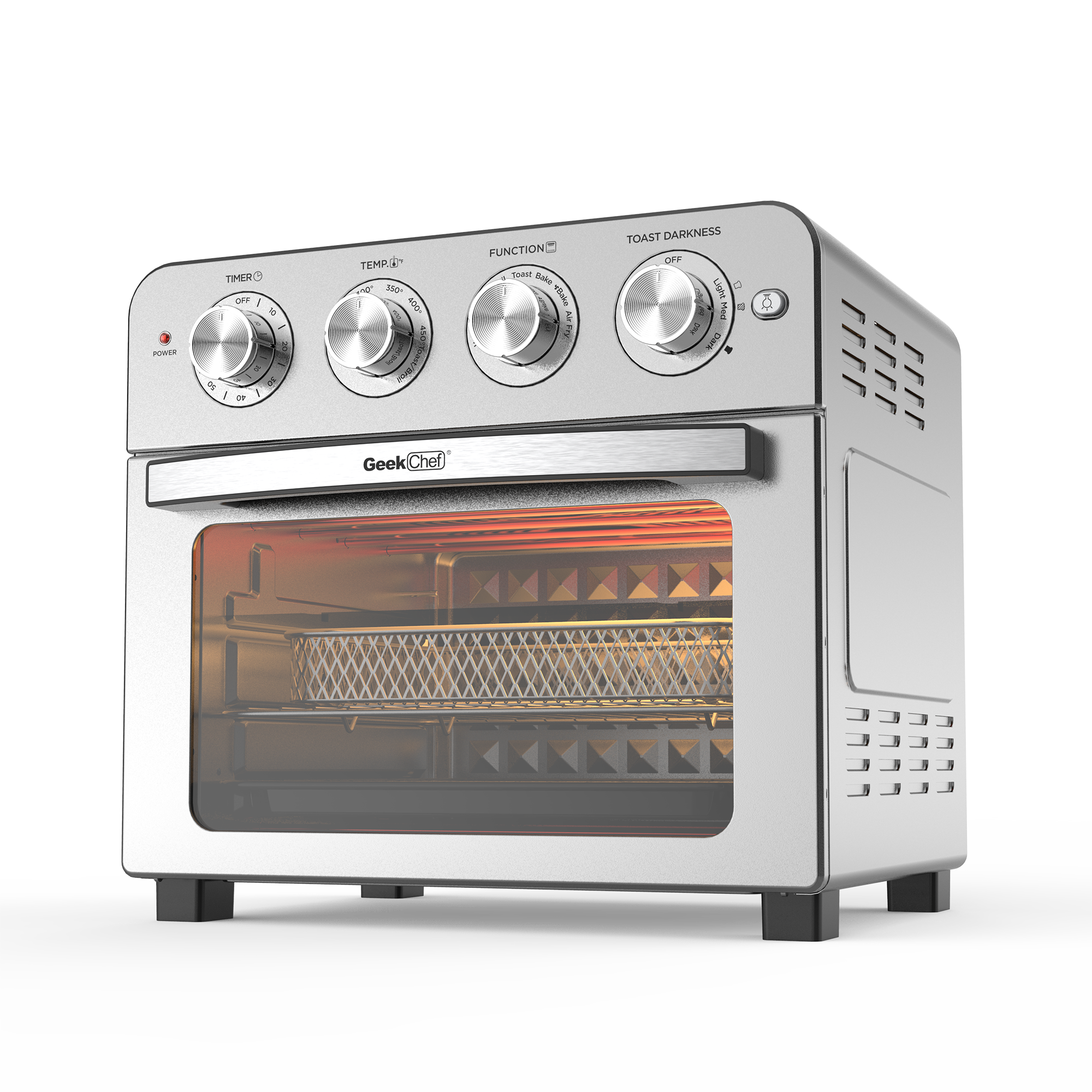 Nictemaw 13 Quart Large Air Fryer Oven Combo, Air Fryer Toaster