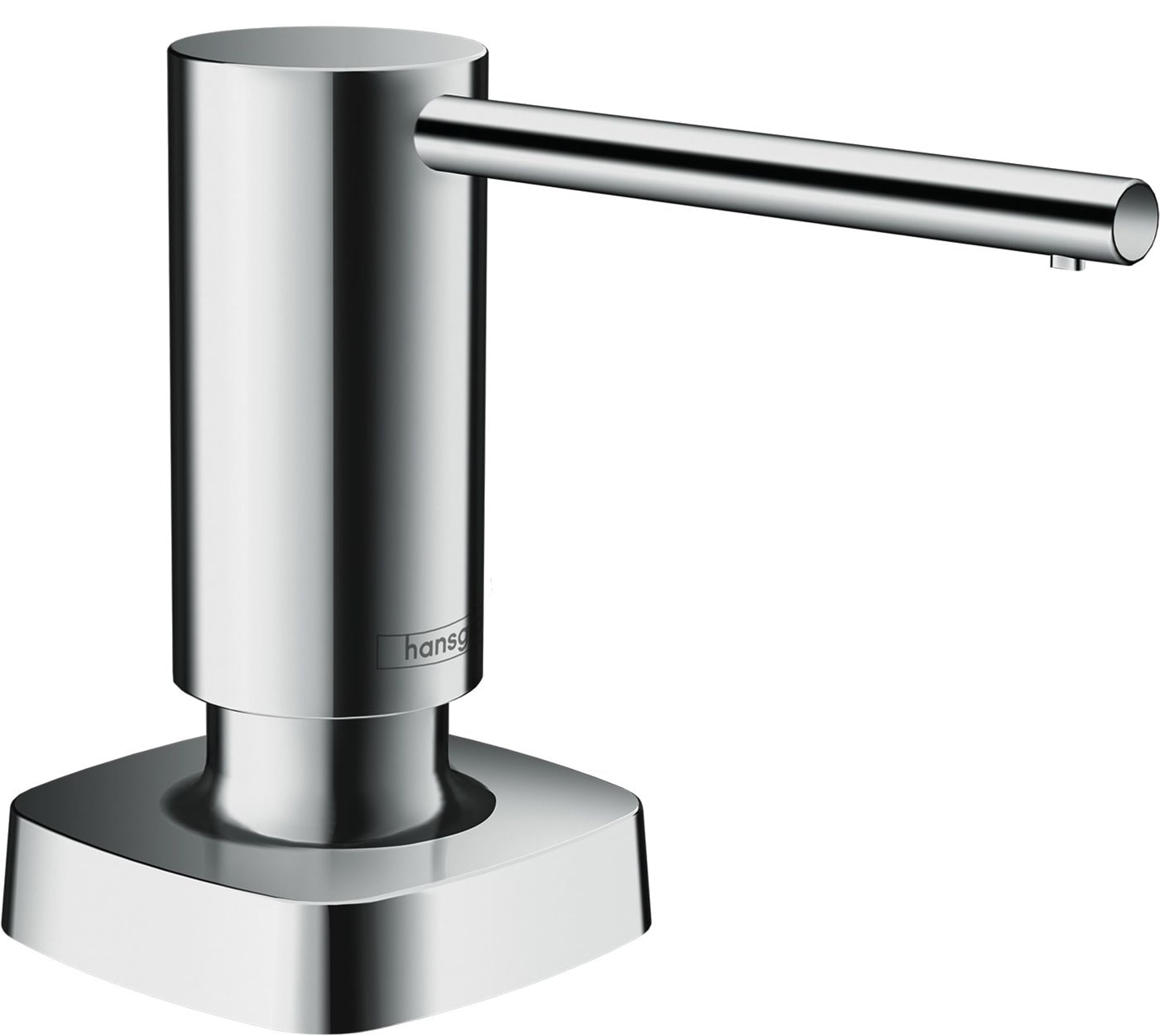 Hansgrohe 40468001 Metris Chrome 16-oz Capacity Deck-mount Soap and Lotion Dispenser