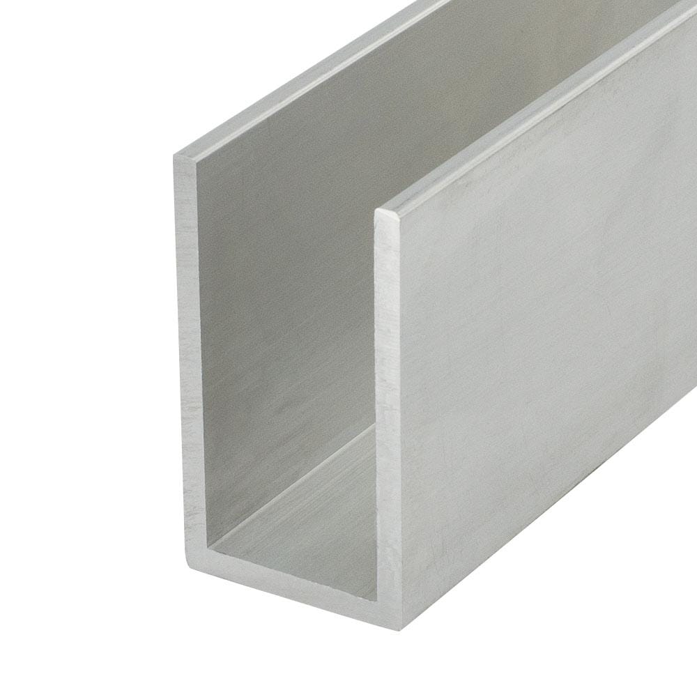 Outwater Mill Finish 7/8-in Inside Dimension Aluminum U-Channel 46-in ...