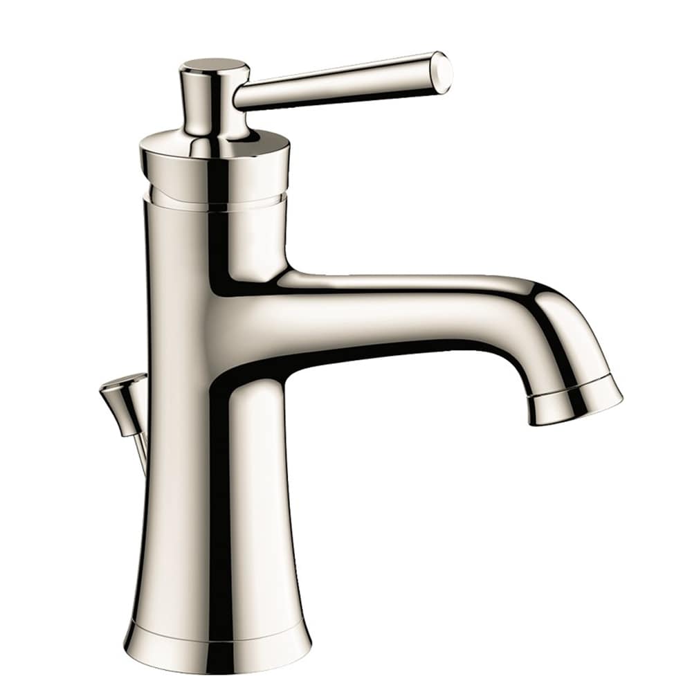Hansgrohe 04771830 Joleena Polished Nickel Single hole 1-handle WaterSense Low-arc Residential Handle Bathroom Sink Faucet with Drain