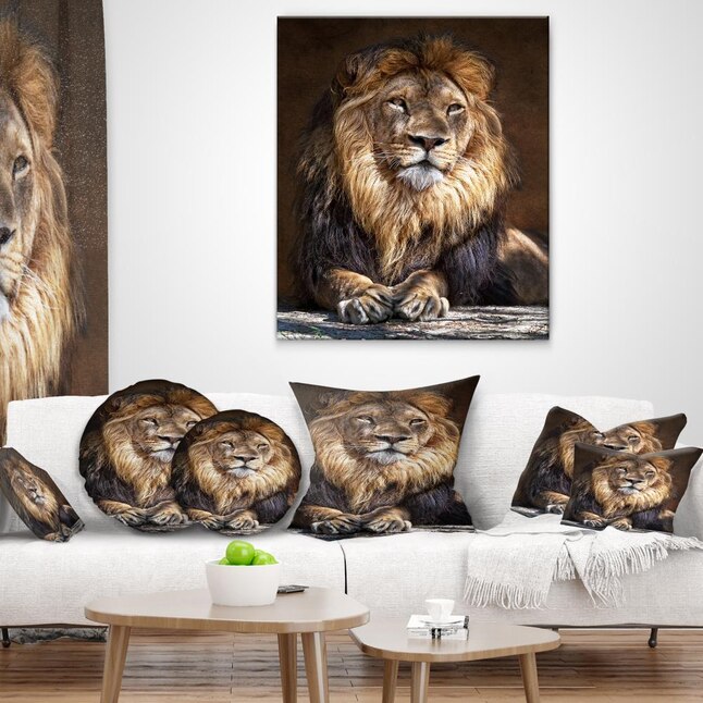 Designart 40-in H x 30-in W Animals Print on Canvas in the Wall Art ...