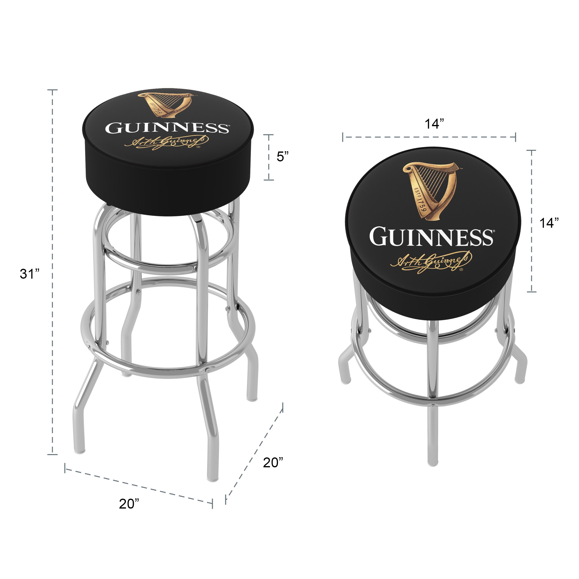 Trademark Gameroom GN1000-SIG stools - View #5