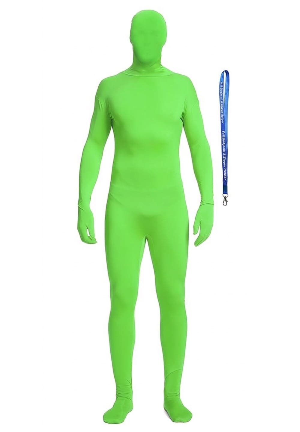 Afoxsos -  Unisex Spandex Stretch Zentai Adult Costume Body Suit with Zipper Helper Breathable Co...