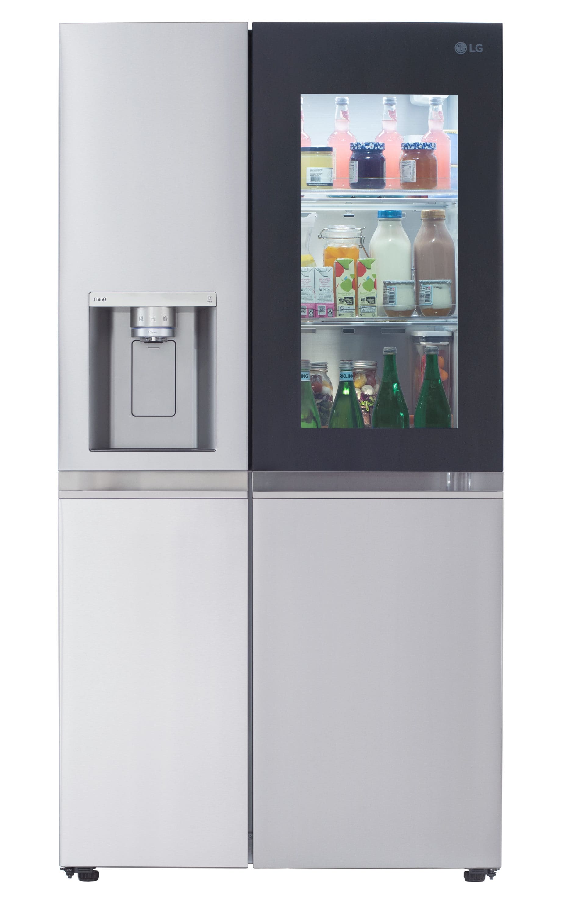 LG 27 cu.ft. Smart Side-By-Side InstaView Door-in-Door Refrigerator with  Craft Ice