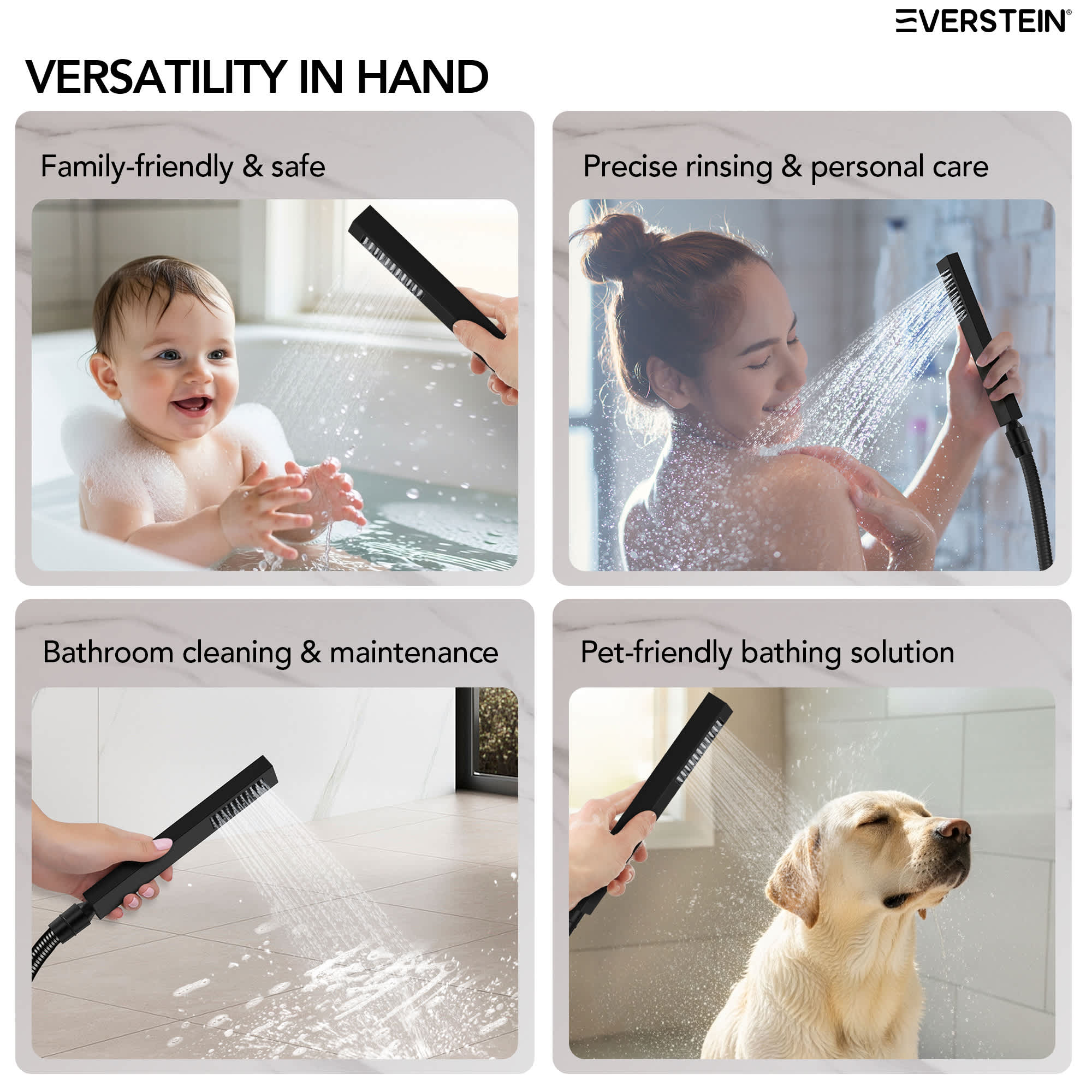 EVERSTEIN SFS-1034-BK12 Tub-Shower-Faucets - View #6
