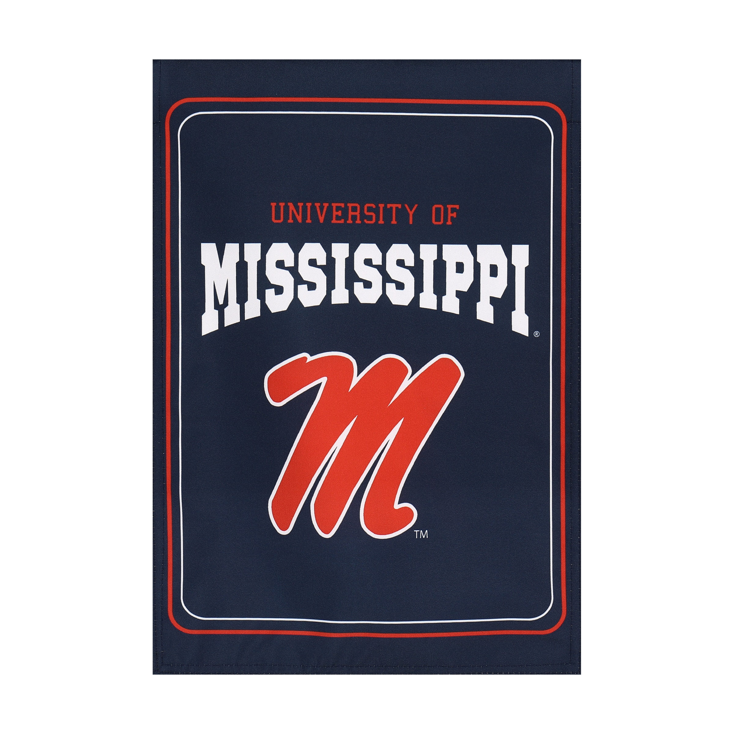 Evergreen ZLW14L959 1-ft W x 1.5-ft H Mississippi Rebels Garden flag