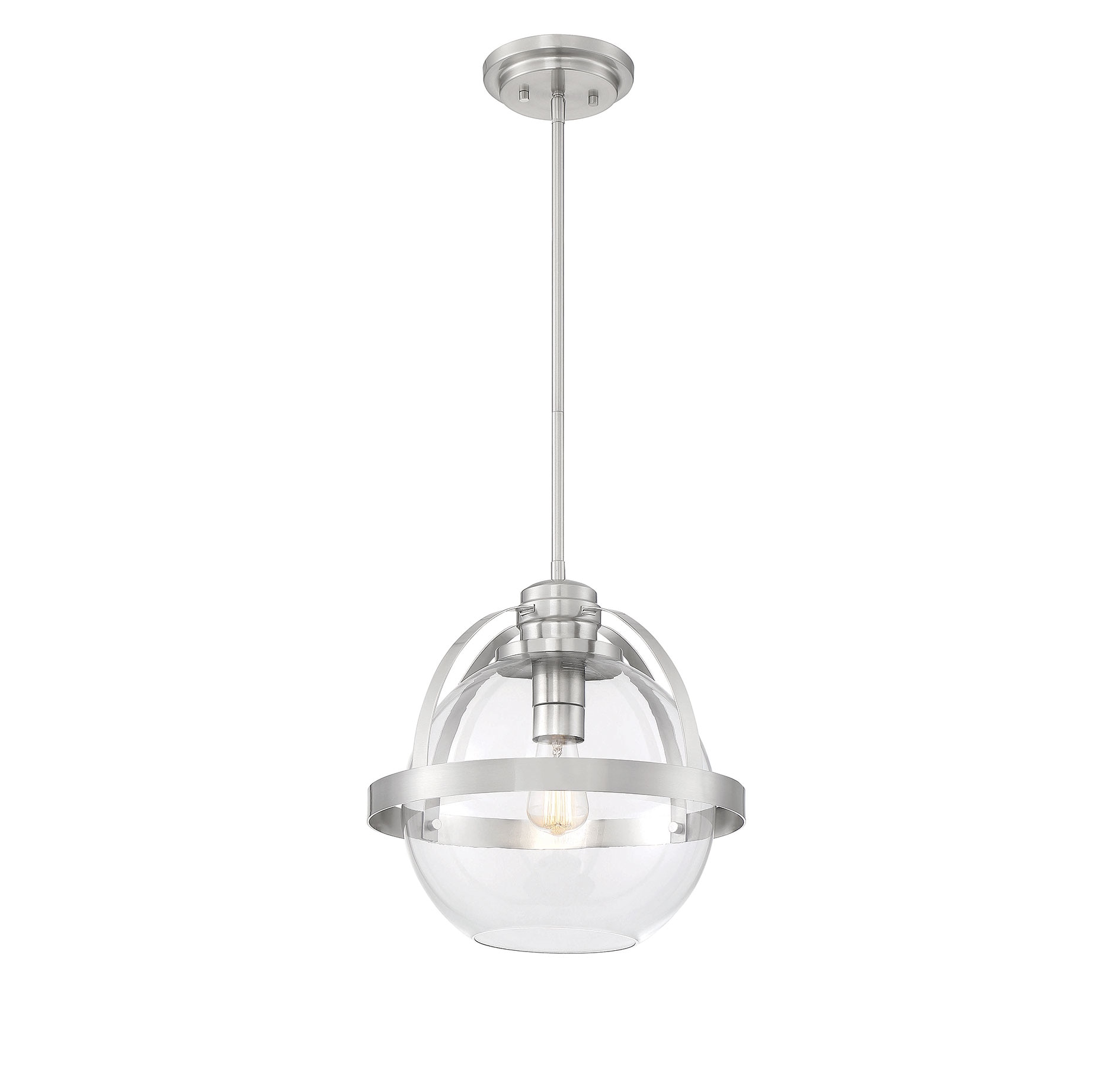Savoy House Essentials 7-7201-1-SN Pendant-Lights - View #3