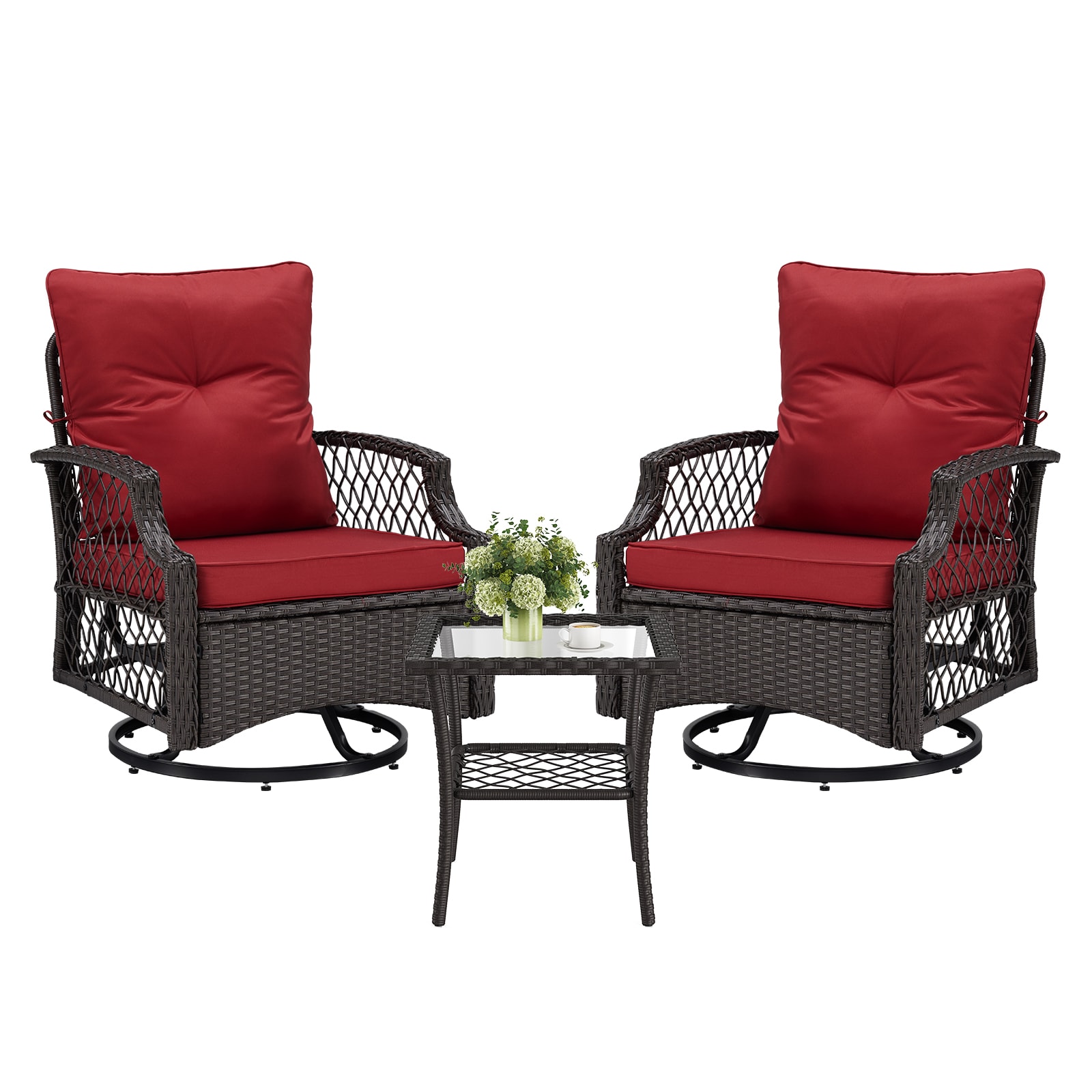 Wooakway FXLS0609-604A660 Patio-Conversation-Sets - View #2
