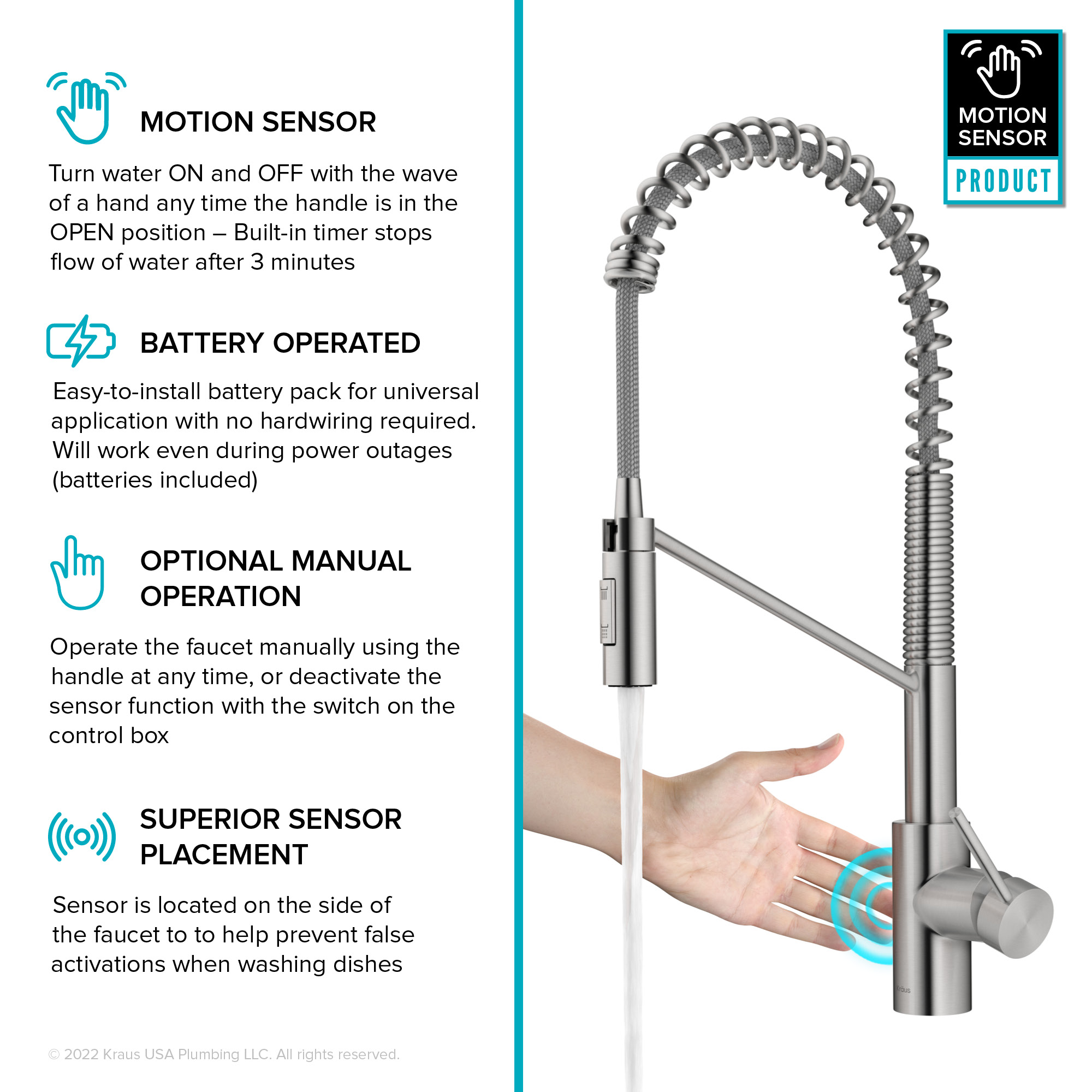Kraus KSF-2631SFS Kitchen-Faucets - View #3