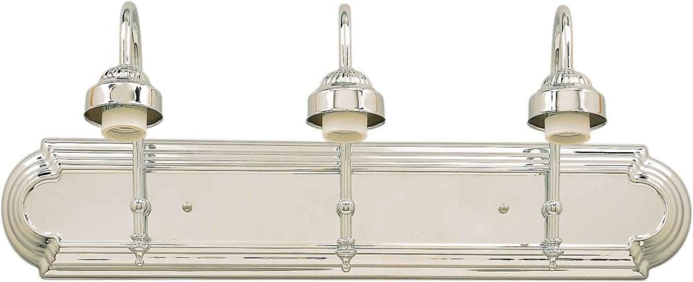 Shandy 24 In 3 Light Chrome Transitional Vanity Light At Lowes Com   01069623 