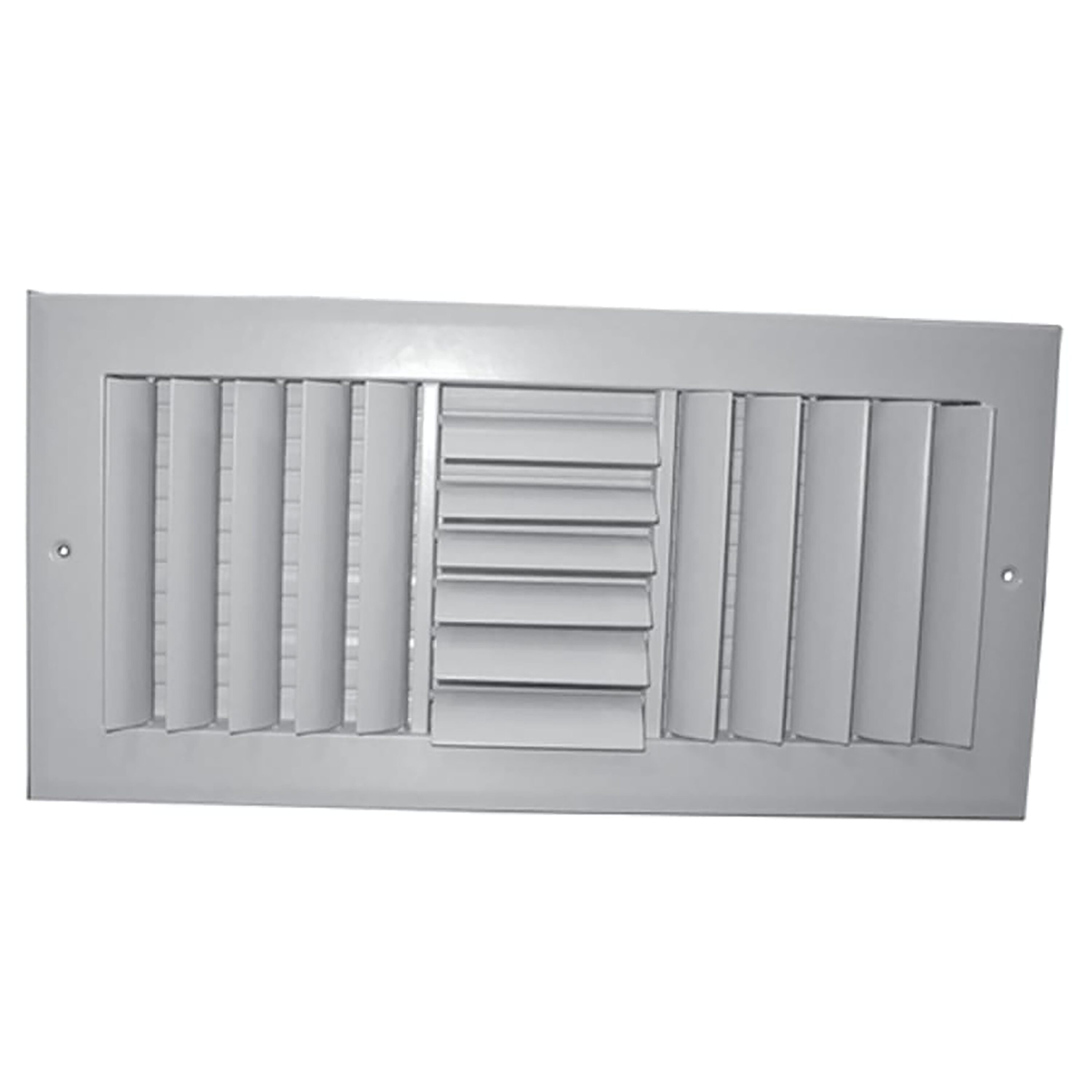 ProSelect PSA3CW10P 10-in x 4-in 3-way curved Aluminum White Sidewall/Ceiling Register