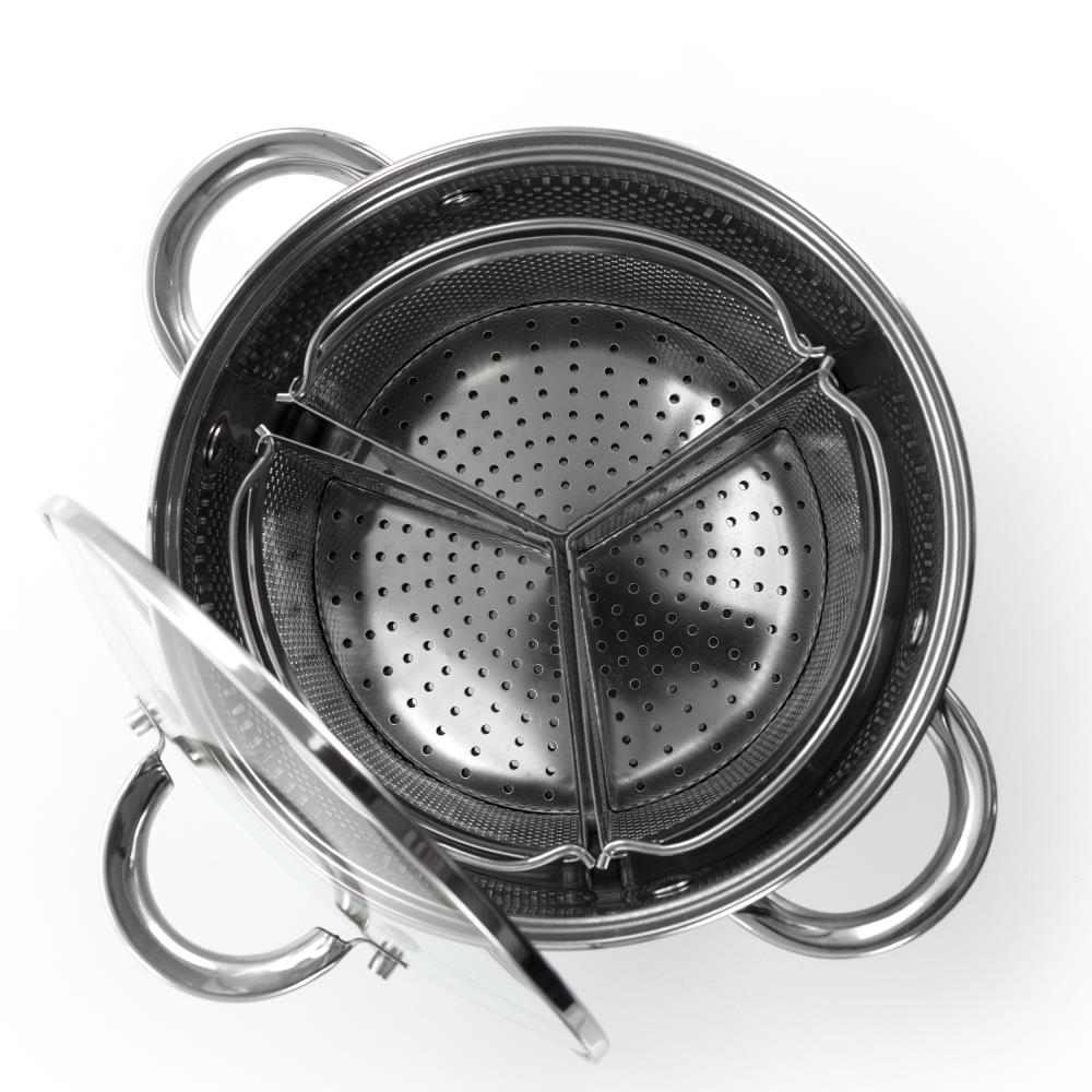 Oster Sangerfield 4-Quart Stainless Steel Dutch Oven and Basket ...