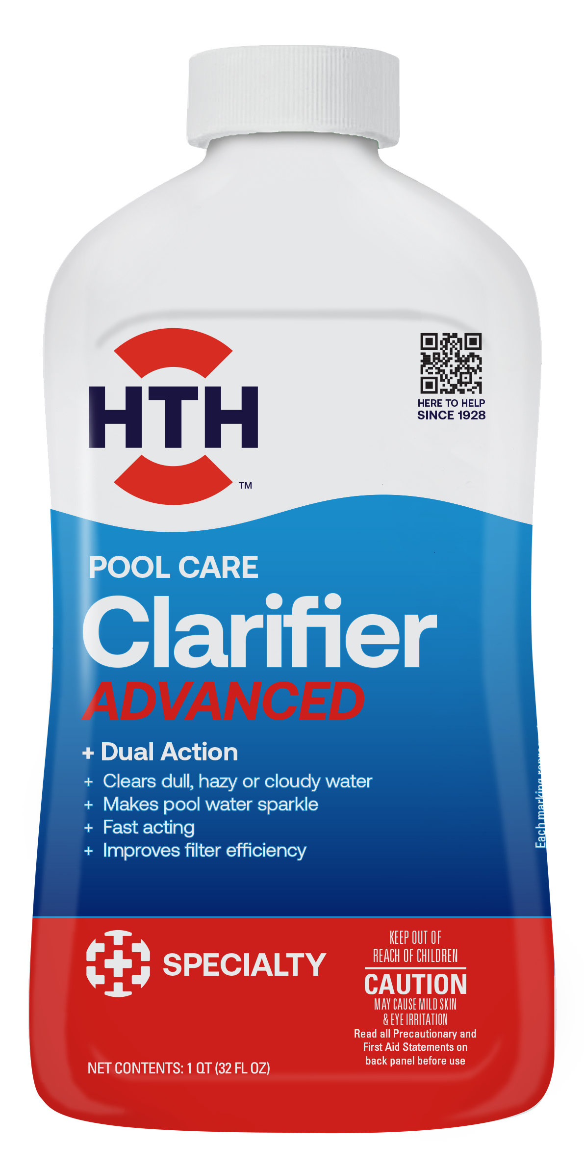 HTH Swimming Pool Clarifier 32-oz Pool Water Clarifier