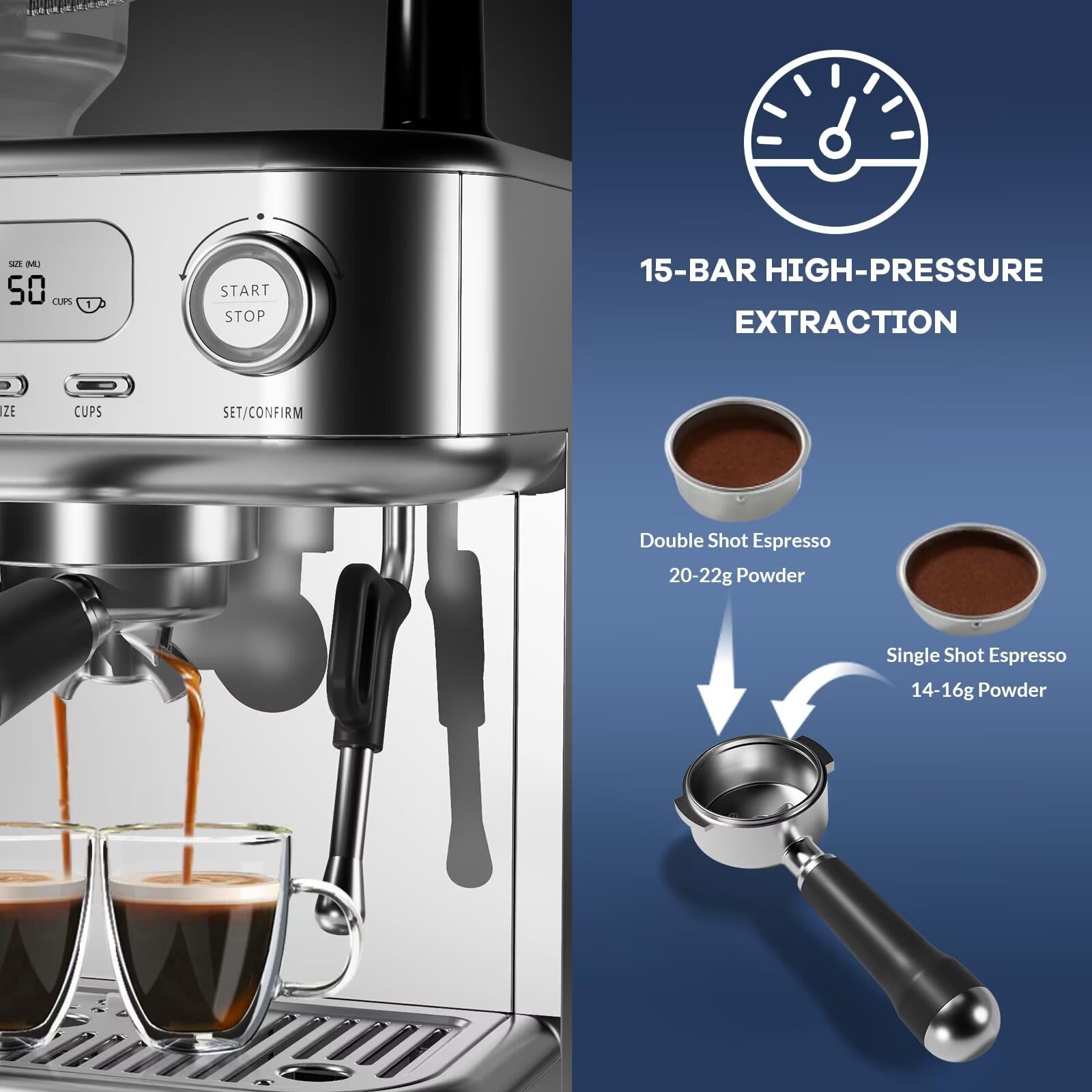 Qeetex JXNAG-PHO-0ZRKMFUG Espresso-Machines - View #5
