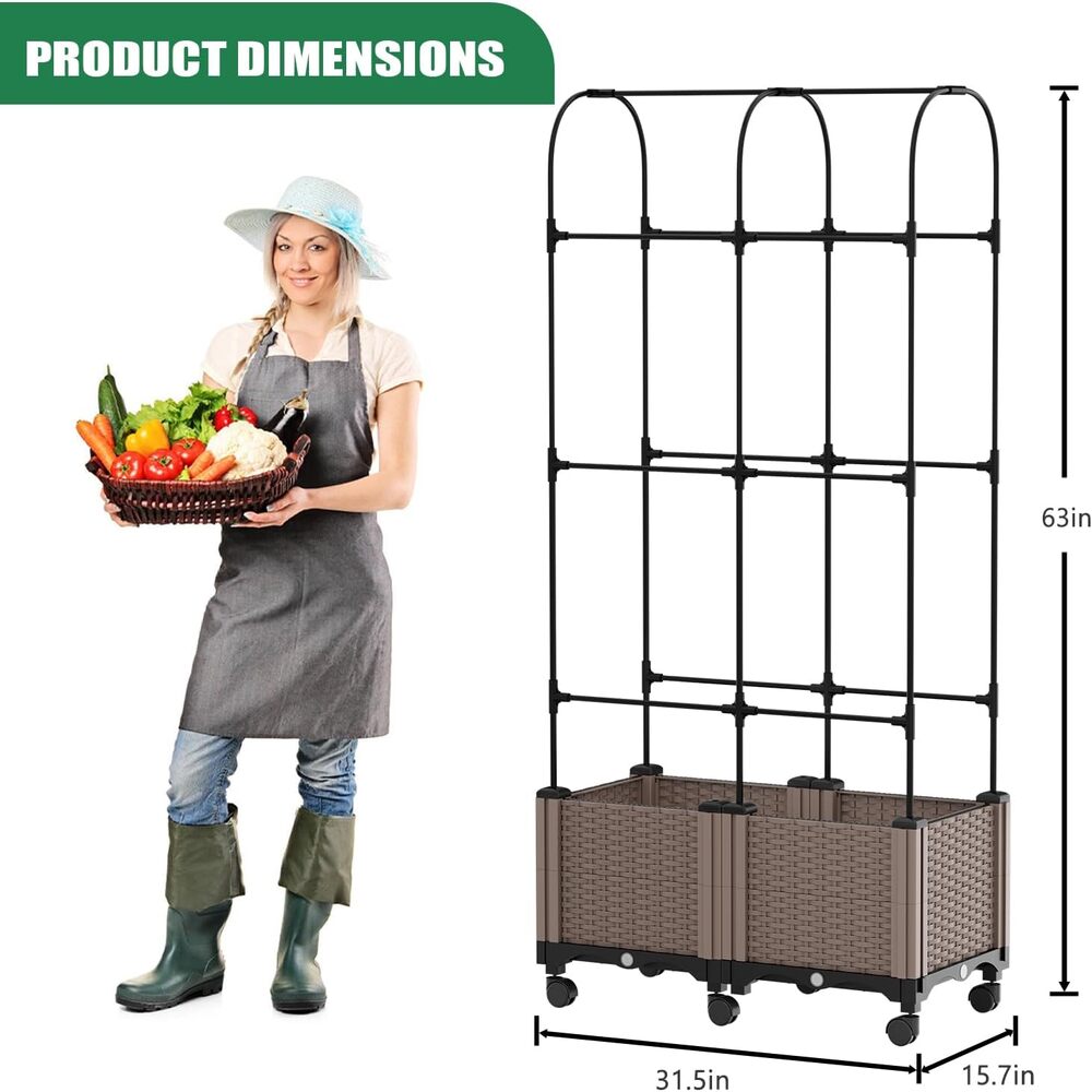 Esazn SRY-16T-GREEN Raised-Garden-Beds - View #2