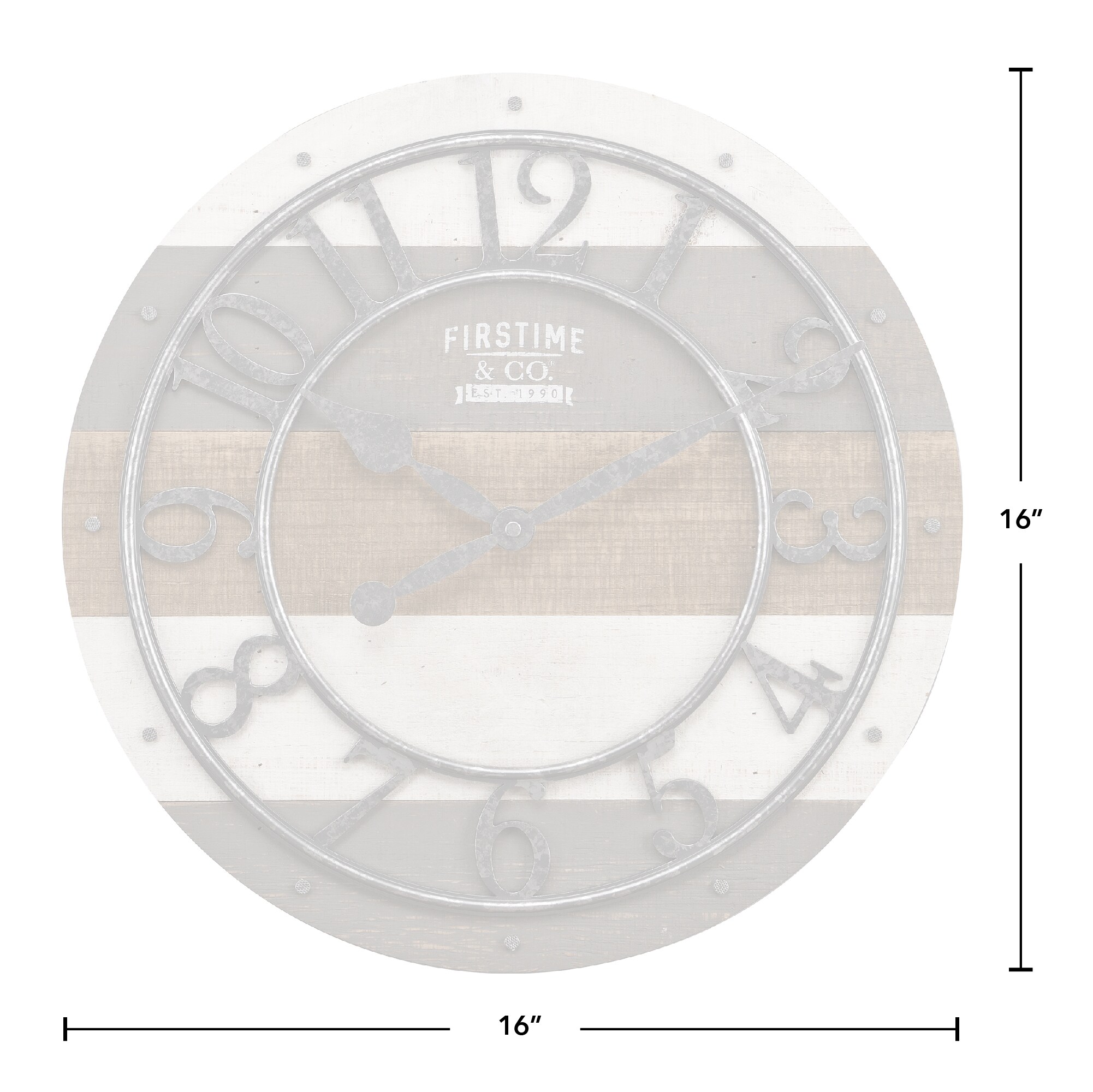 FirsTime 99687 Indoor-Outdoor-Clocks - View #5
