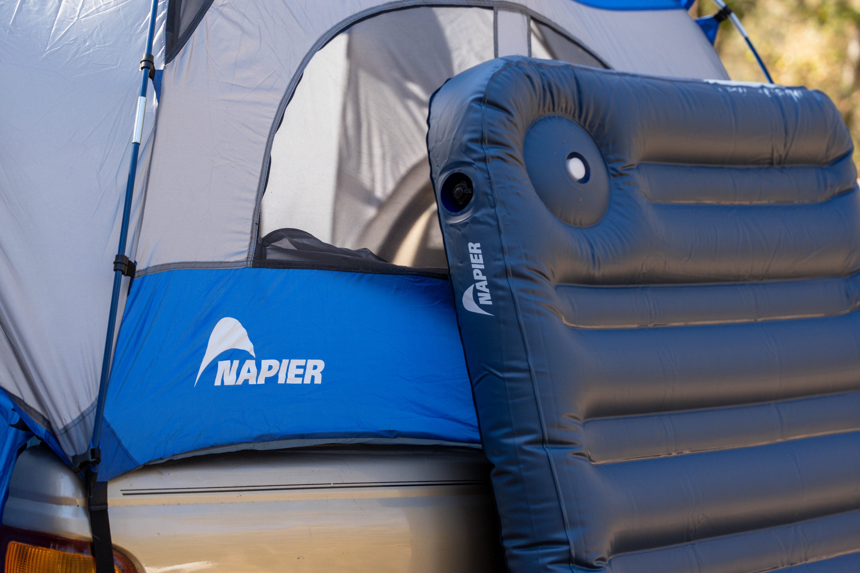 Napier Outdoors Sportz Compact Twin Air Mattress - PVC Material, Single ...