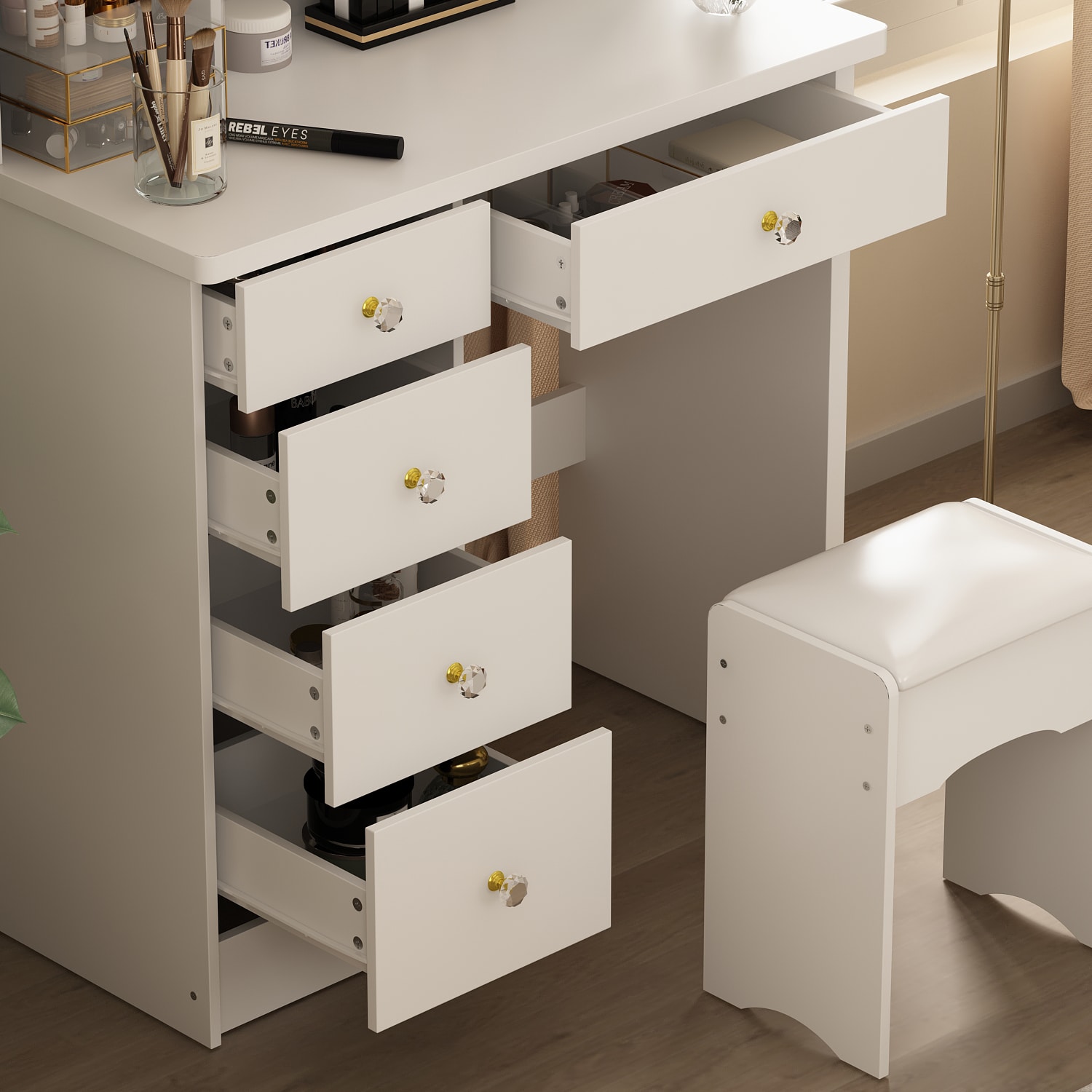 FUFU&GAGA LNN-WFKF210095-01 Bedroom-Vanities - View #9