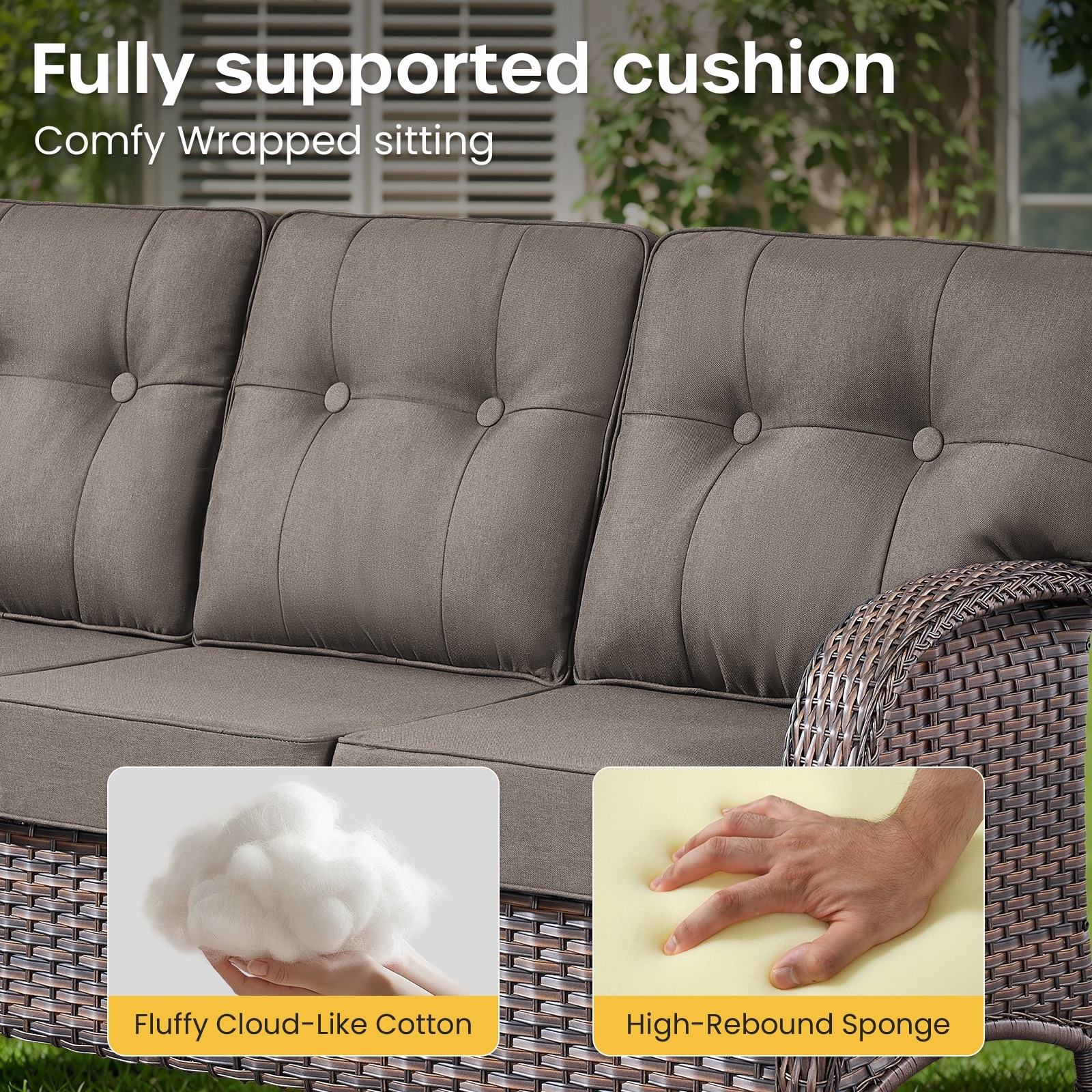 Pocassy PJTPBR13-3 Patio-Sofas-Daybeds - View #6