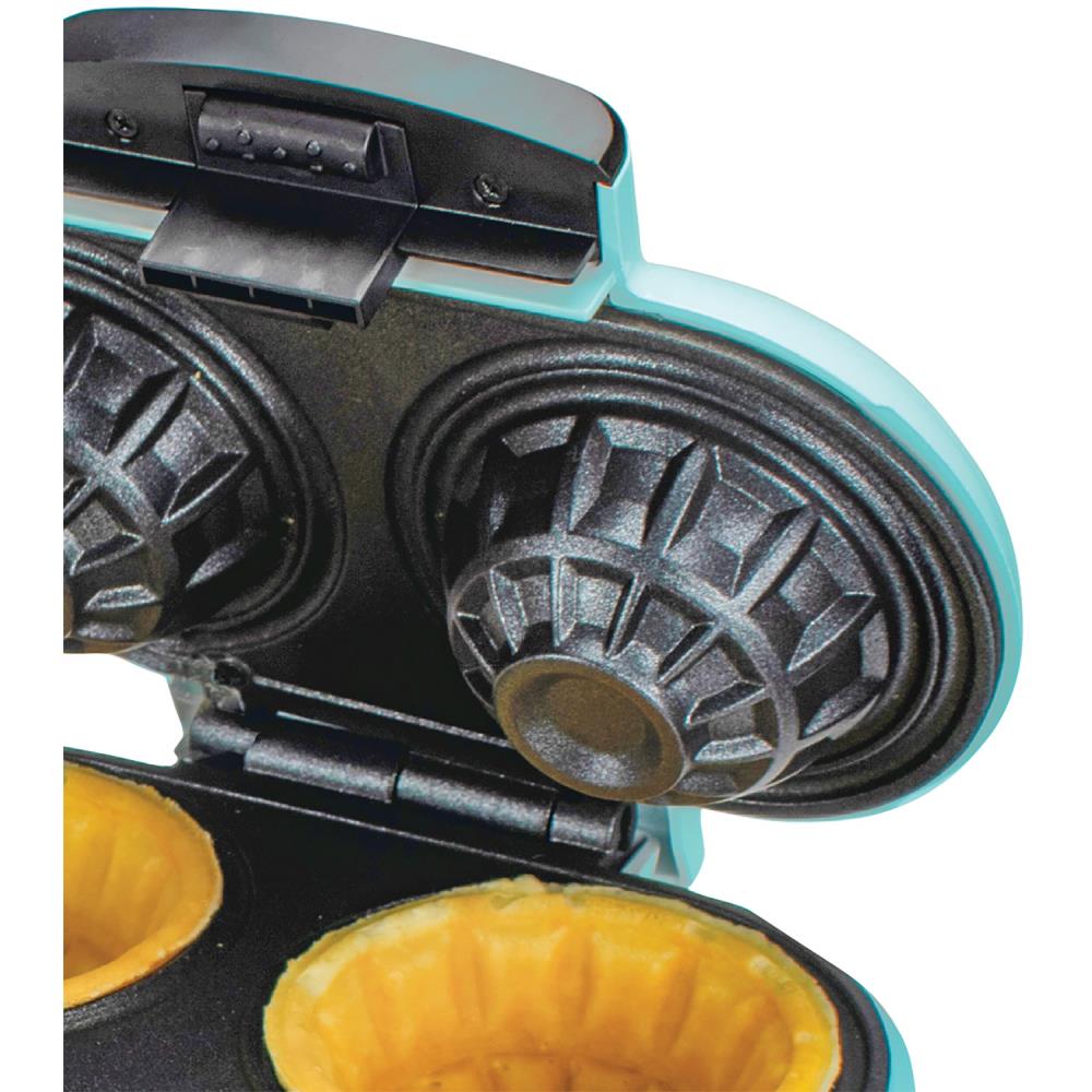 Brentwood Appliances Blue Double Waffle Bowl Maker - cETL Safety Listed,  Non-Stick, Round Waffle Shape - Just For Fun Series - 1,000 Watts - Mini  Size in the Waffle Makers department at