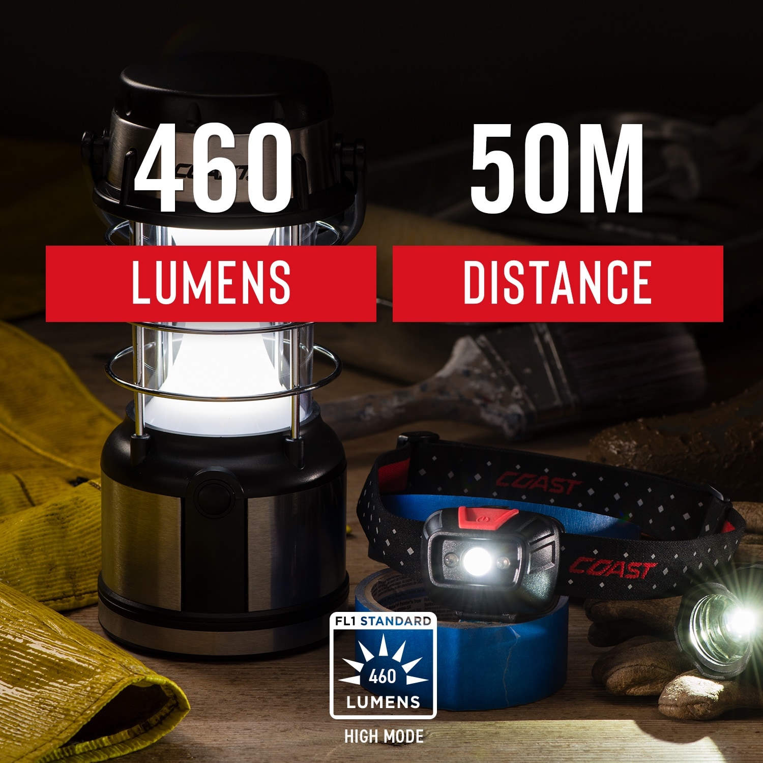 Coast 460-Lumen LED Camping Lantern in the Camping Lanterns department at