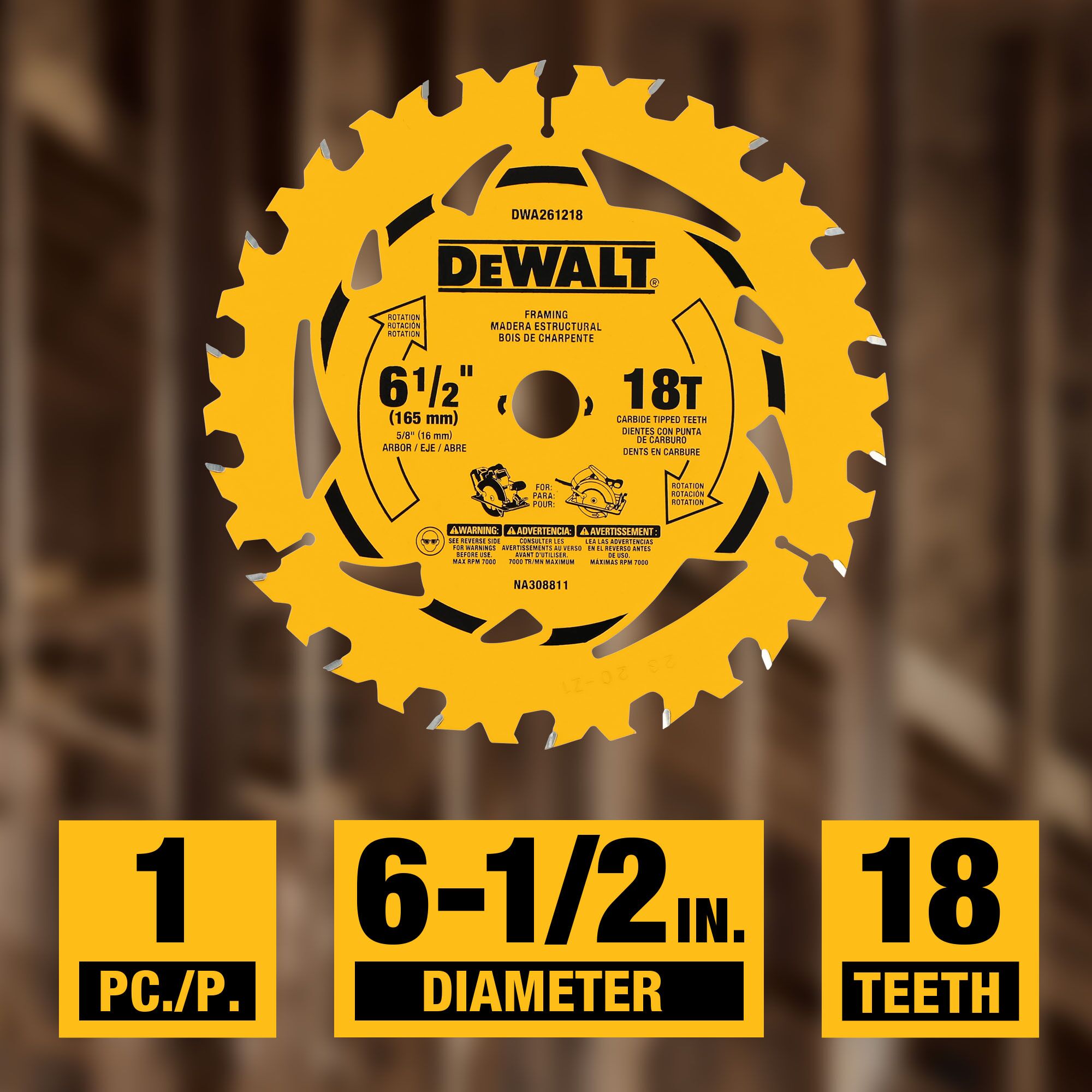 DEWALT DWA261218 Circular-Saw-Blades - View #3