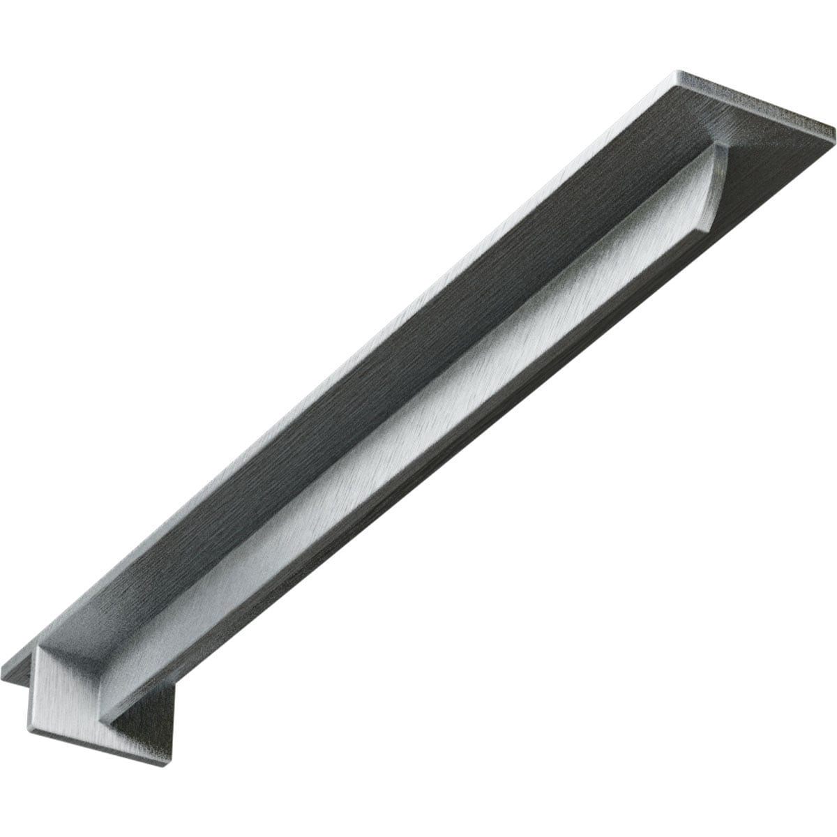 Ekena Millwork BKTM03X24X02HECRS Heaton 24.0-in x 3-in x 2.0-in Plain steel Steel Countertop support bracket