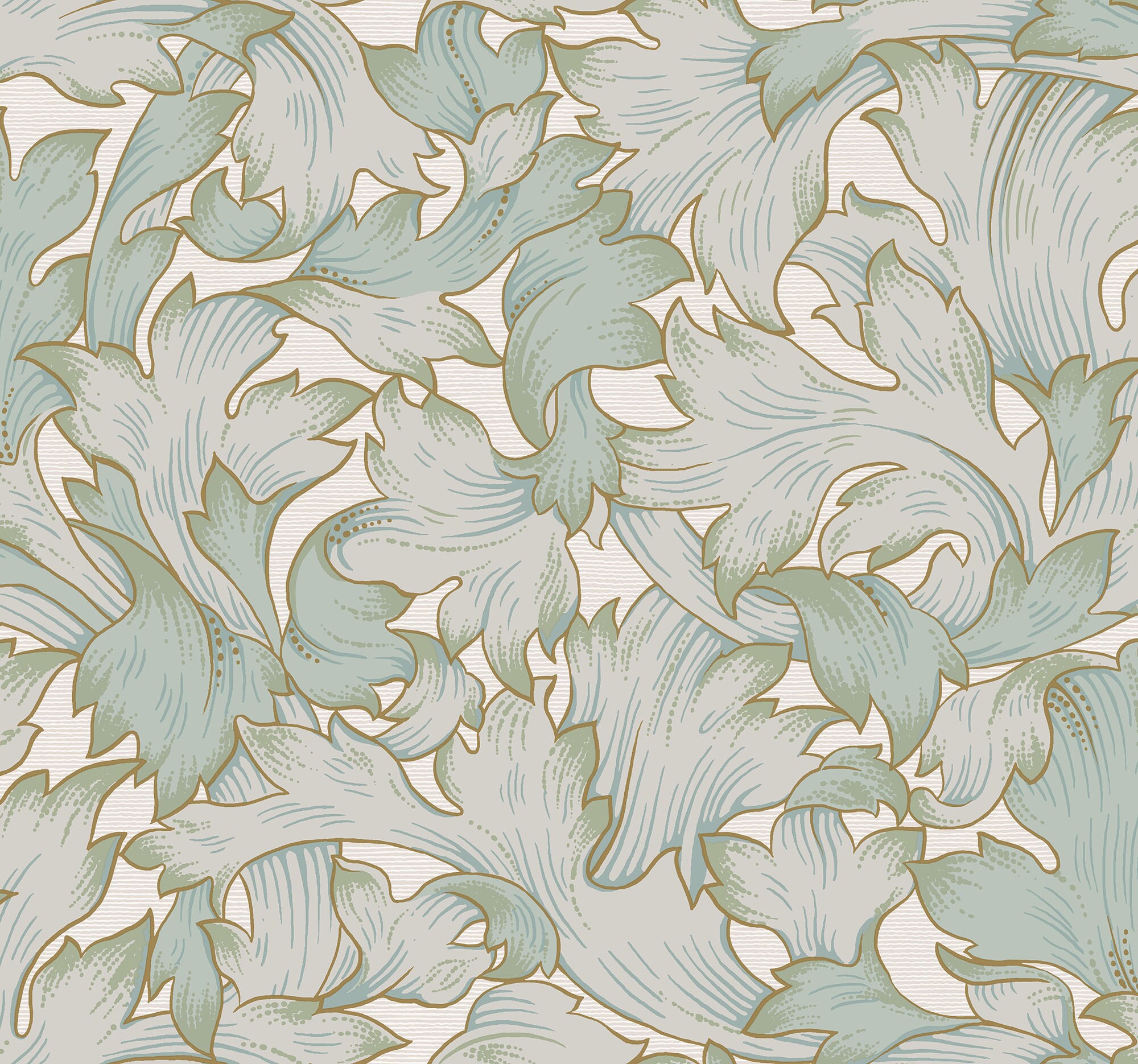 York Wallcoverings NV5511 Modern Heritage 125th Anniversary 60.8-Sq. Feet Neutral Non-woven Ivy/Vines Unpasted Wallpaper