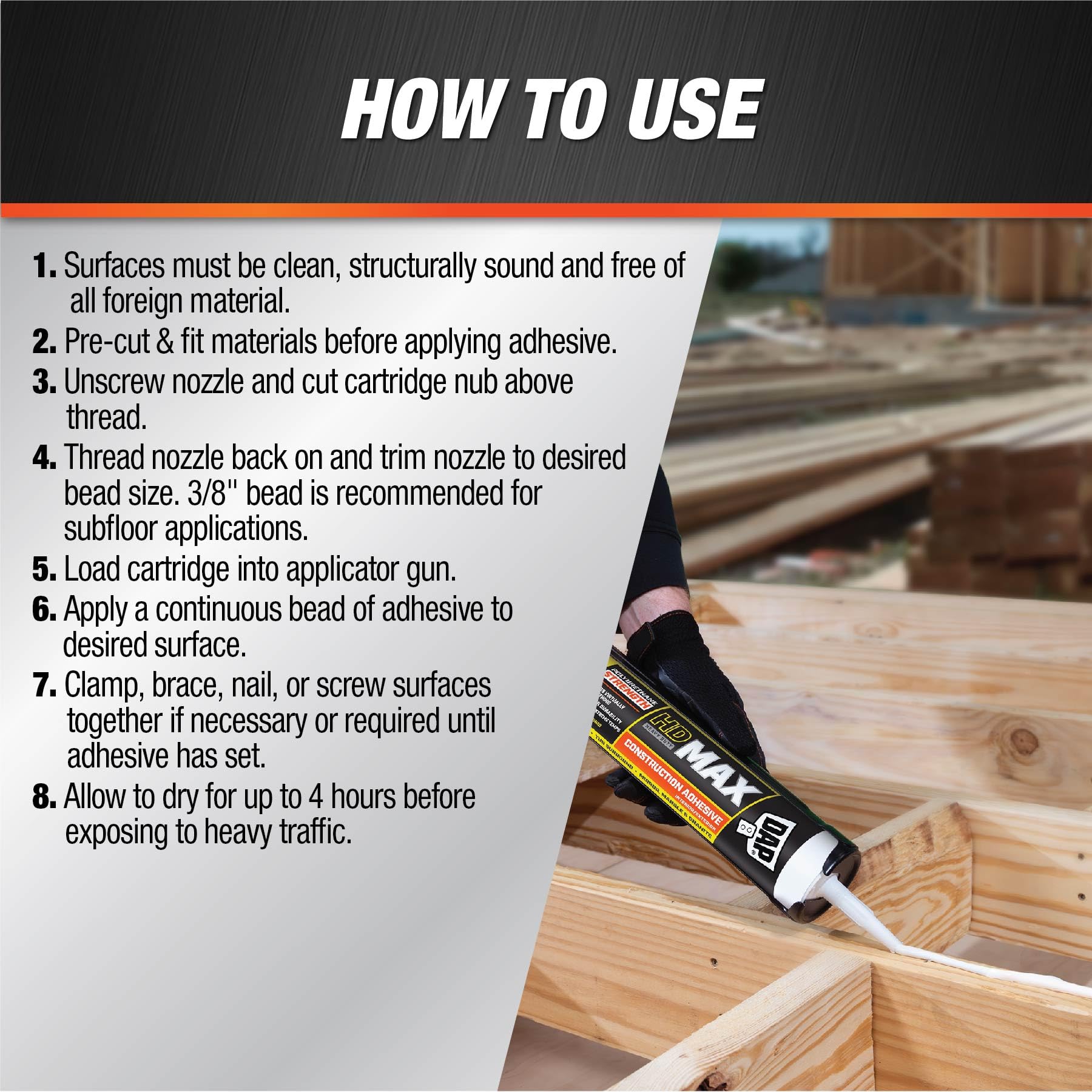DAP 7079827512 Construction-Adhesive - View #3
