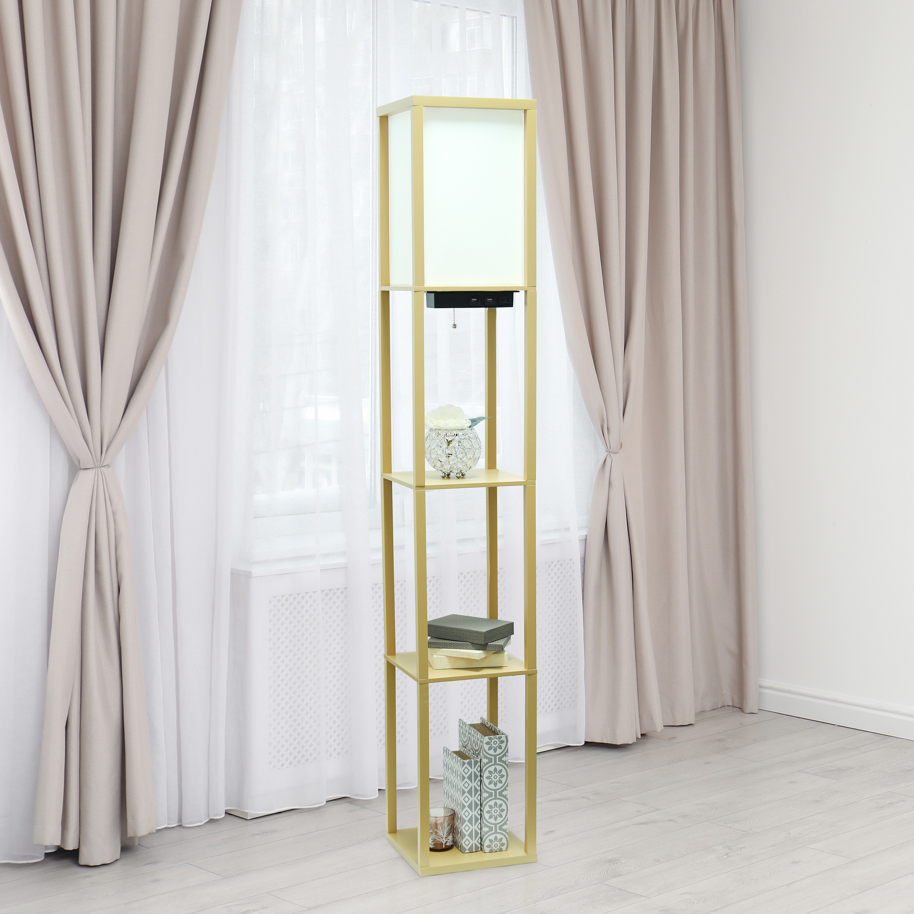 Simple Designs LF1037-TAN floorlamps - View #4