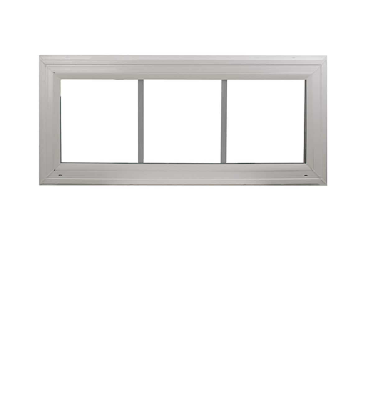 Heritage HPW3012G7DP50JSC3/1 Transom Window White 30-in x 12-in Double Pane with grids G7 DP Rating 50 W3H1 Standard Glass Clear