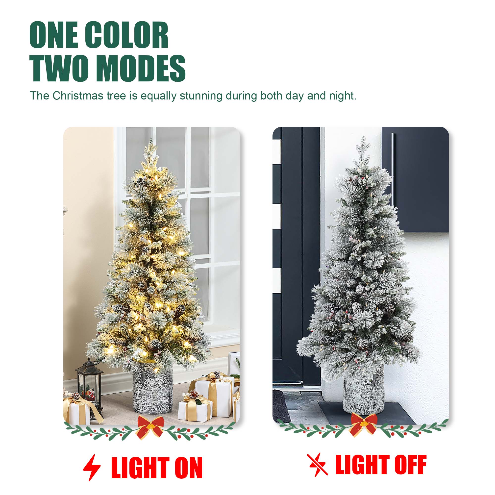 LuxenHome WHAP1804 Artificial-Christmas-Trees - View #13