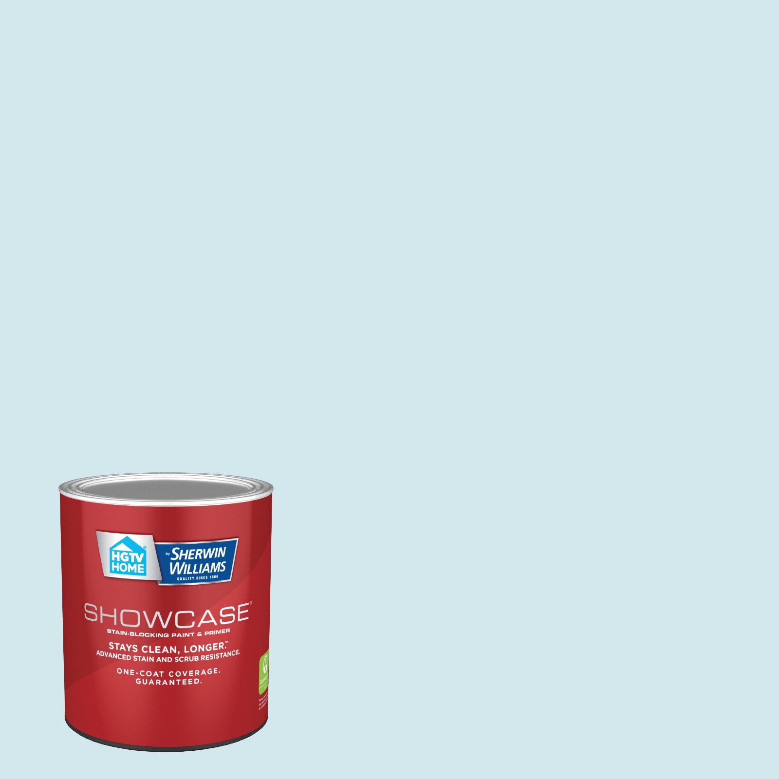 HGTV HOME by Sherwin-Williams 5002-9A-935219 Showcase Flat Crystalline 5002-9A Acrylic Interior Paint Paint + Primer ( 1-quart )